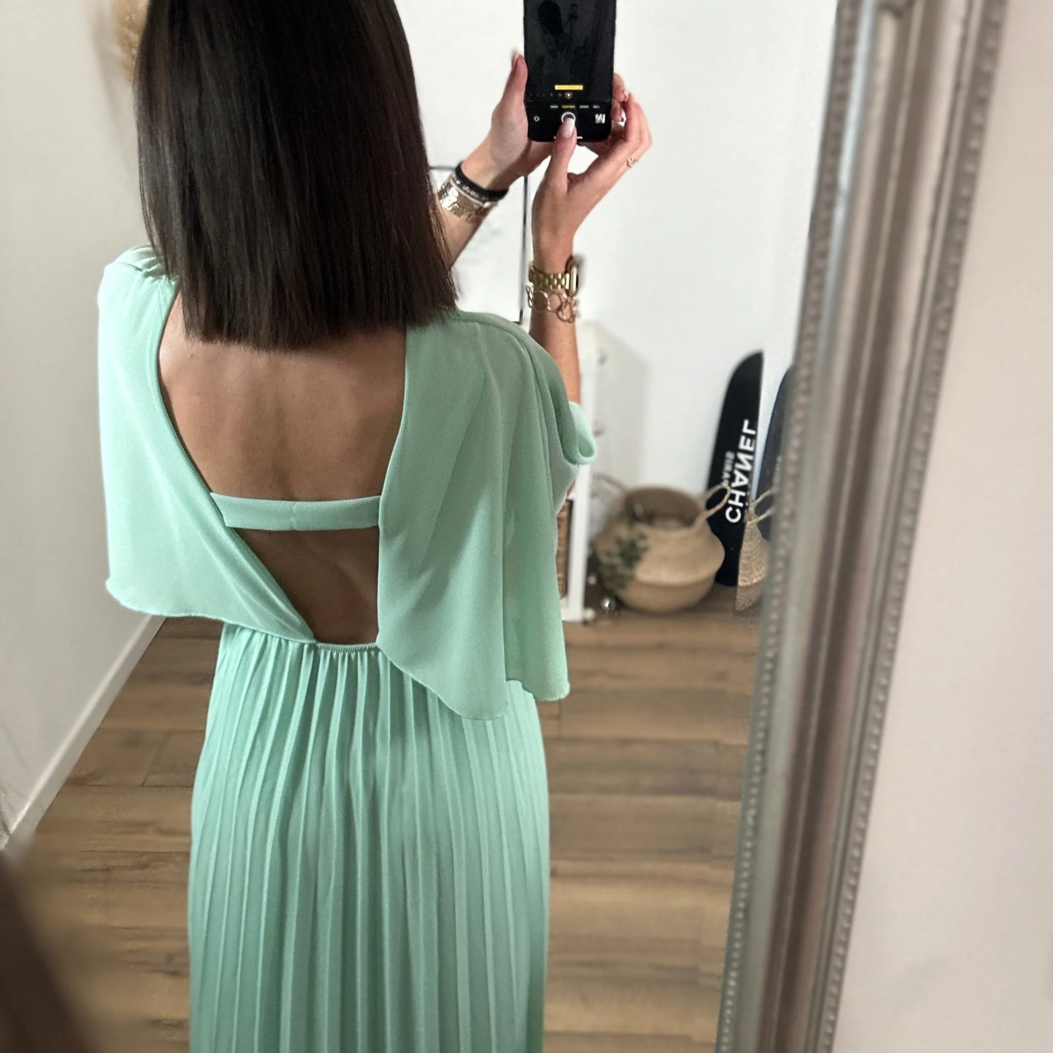 ROBE LONGUE VERT D'EAU JULIA - Image 2