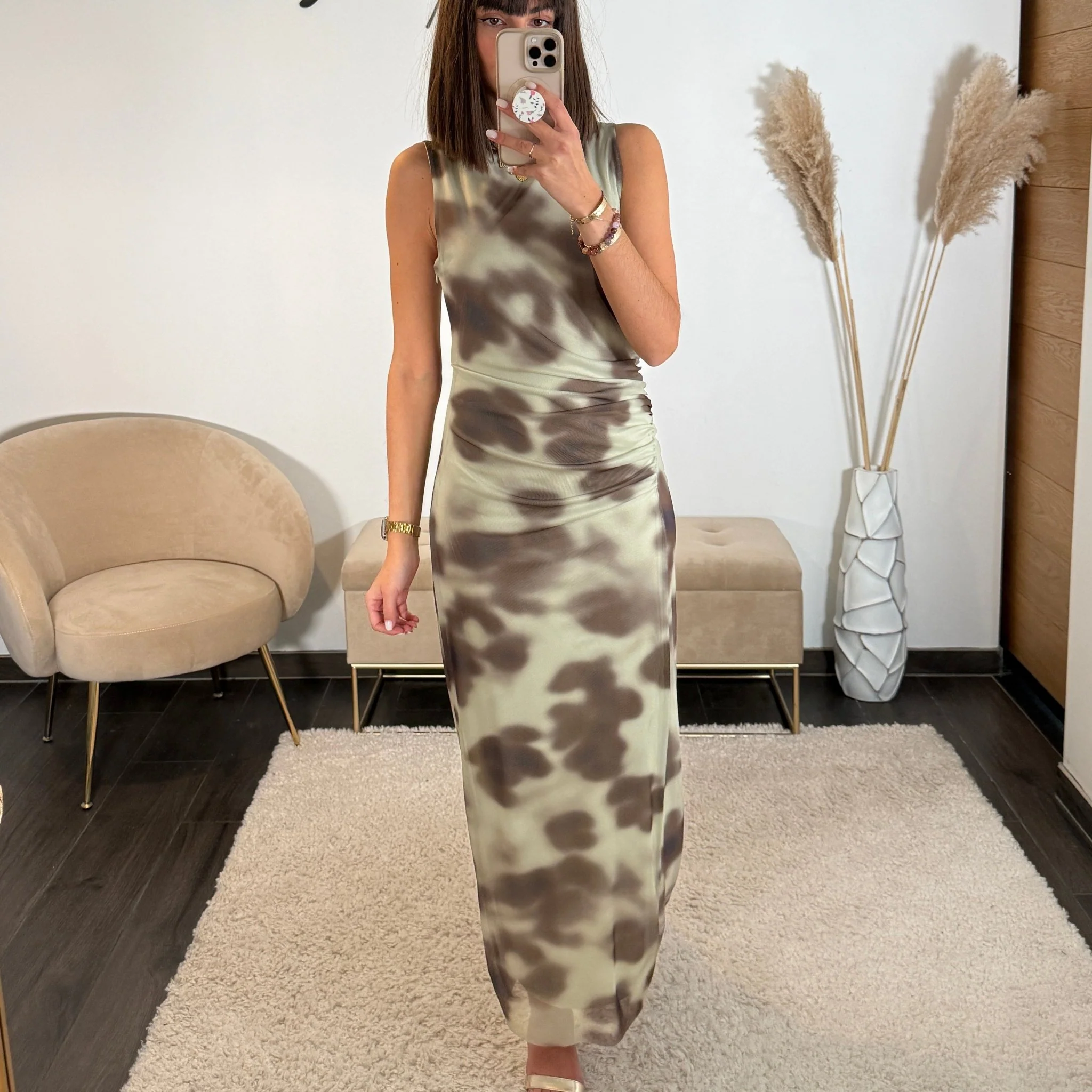 ROBE MECHE KAKI KESSY