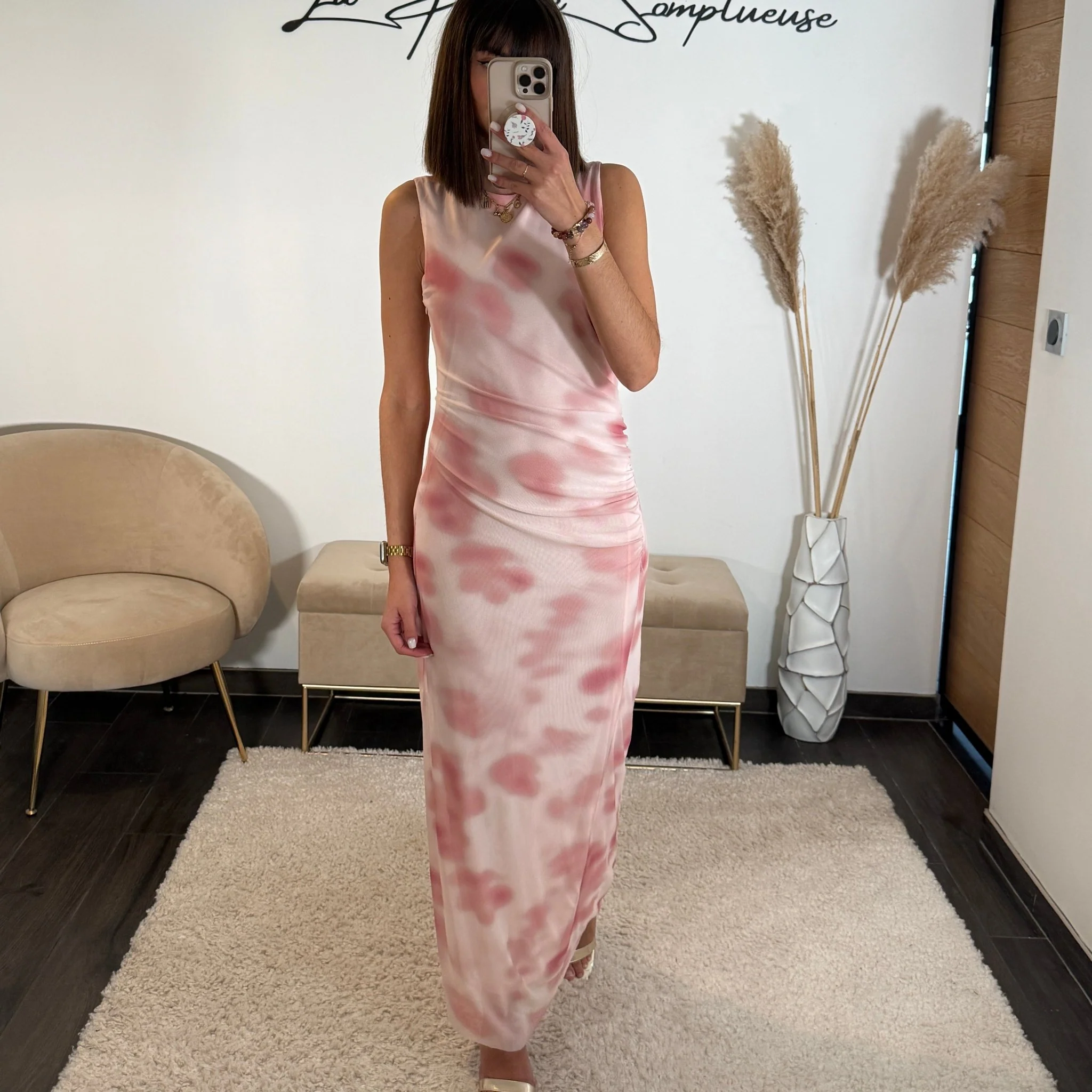 ROBE MECHE ROSE KESSY