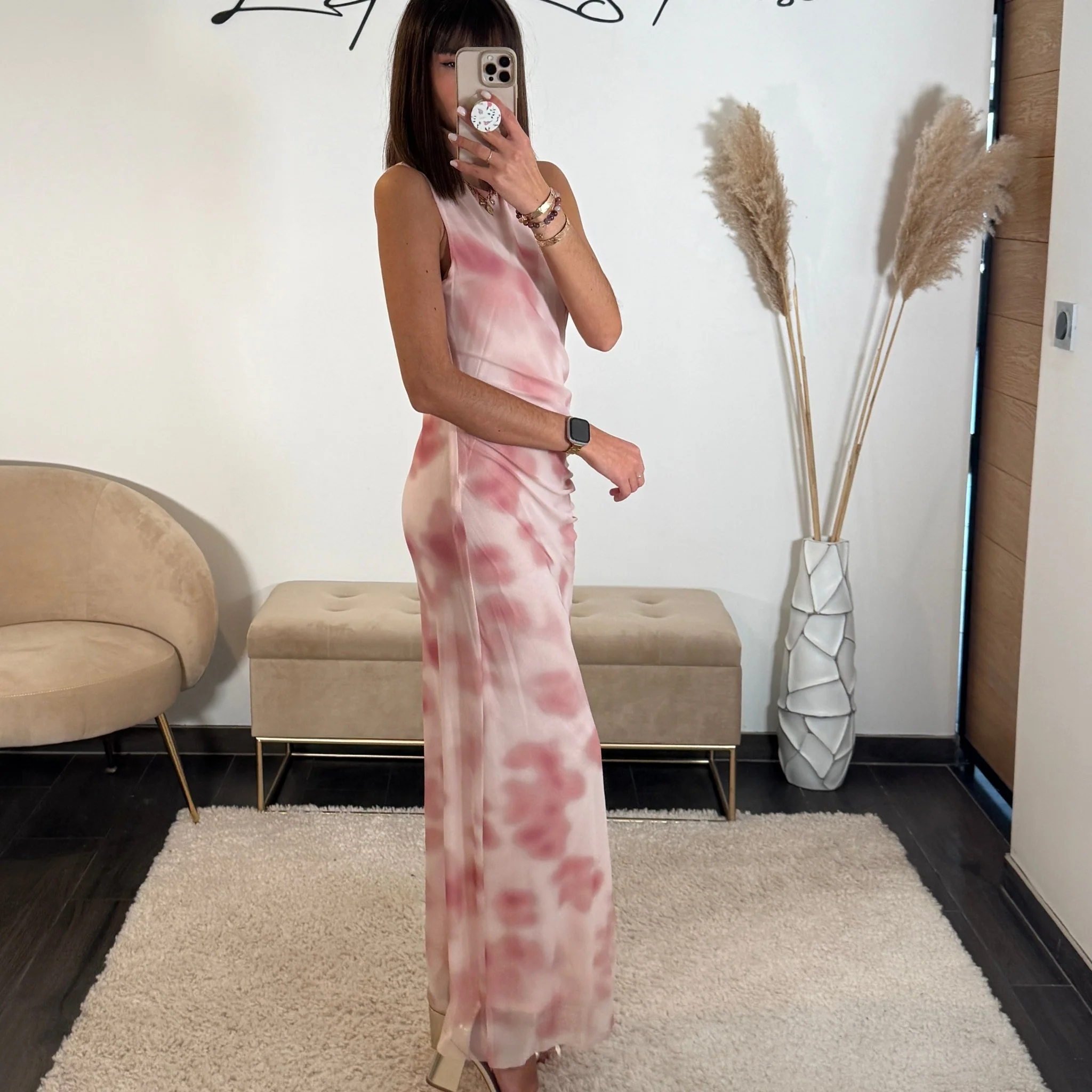 ROBE MECHE ROSE KESSY - Image 2