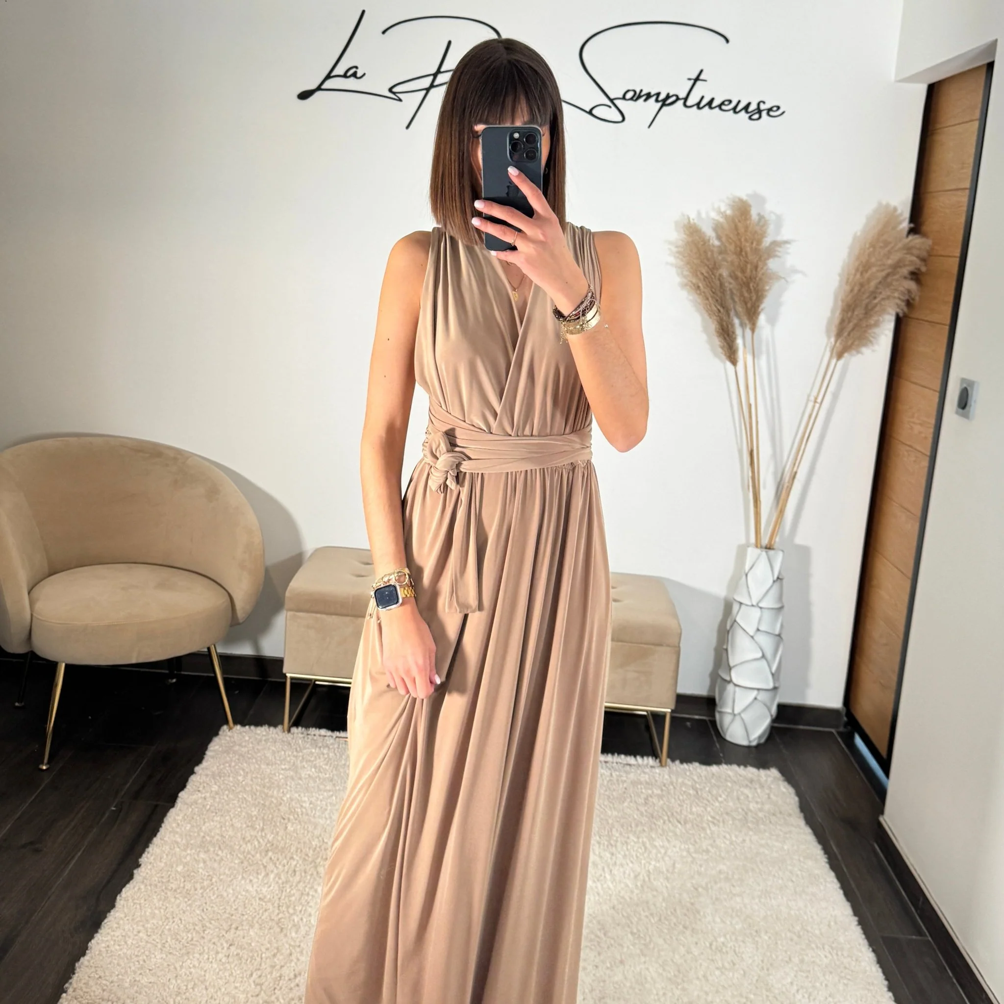 ROBE MULTIPOSITION BEIGE IZIA - Image 3
