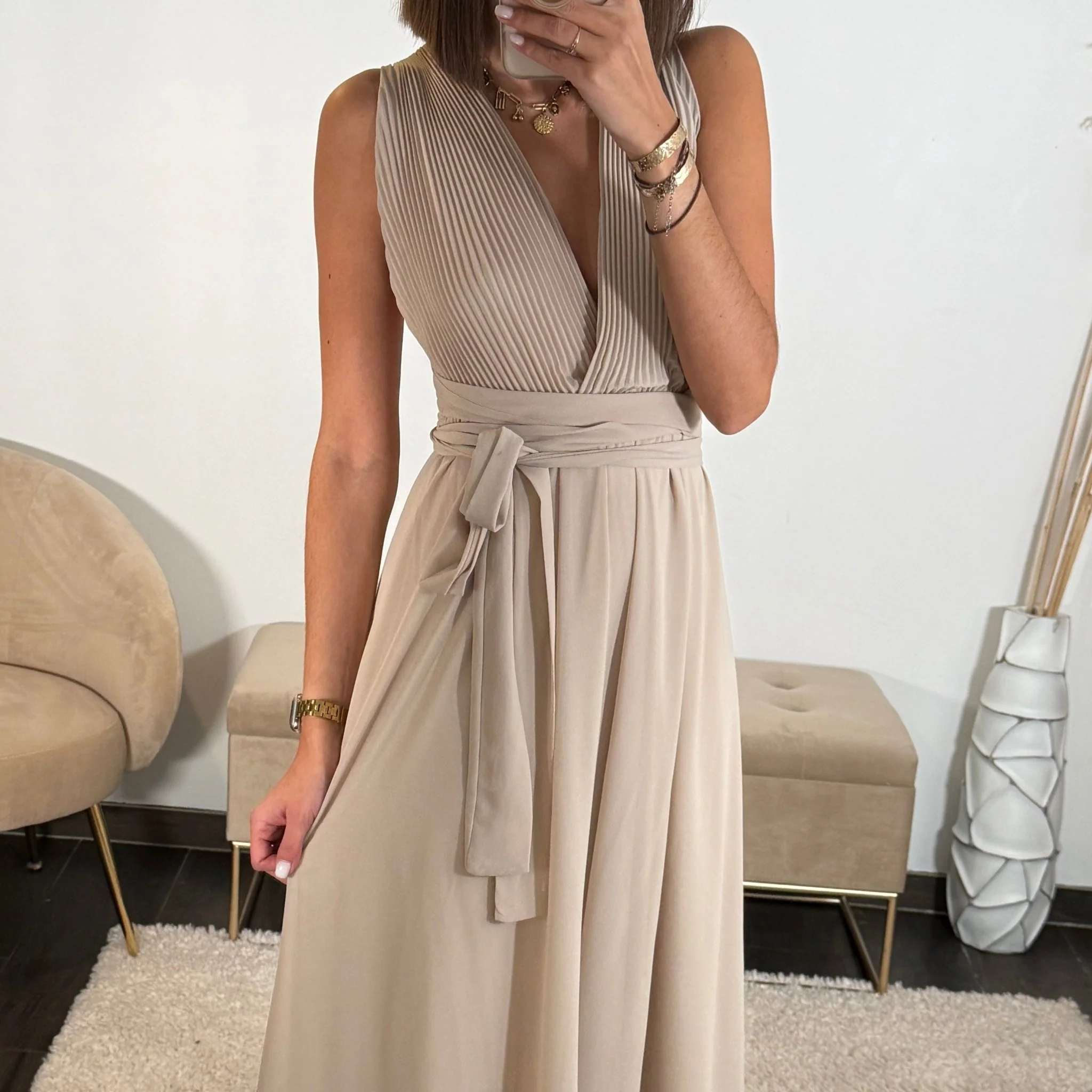 ROBE MULTIPOSITION BEIGE OLYMPE - Image 2