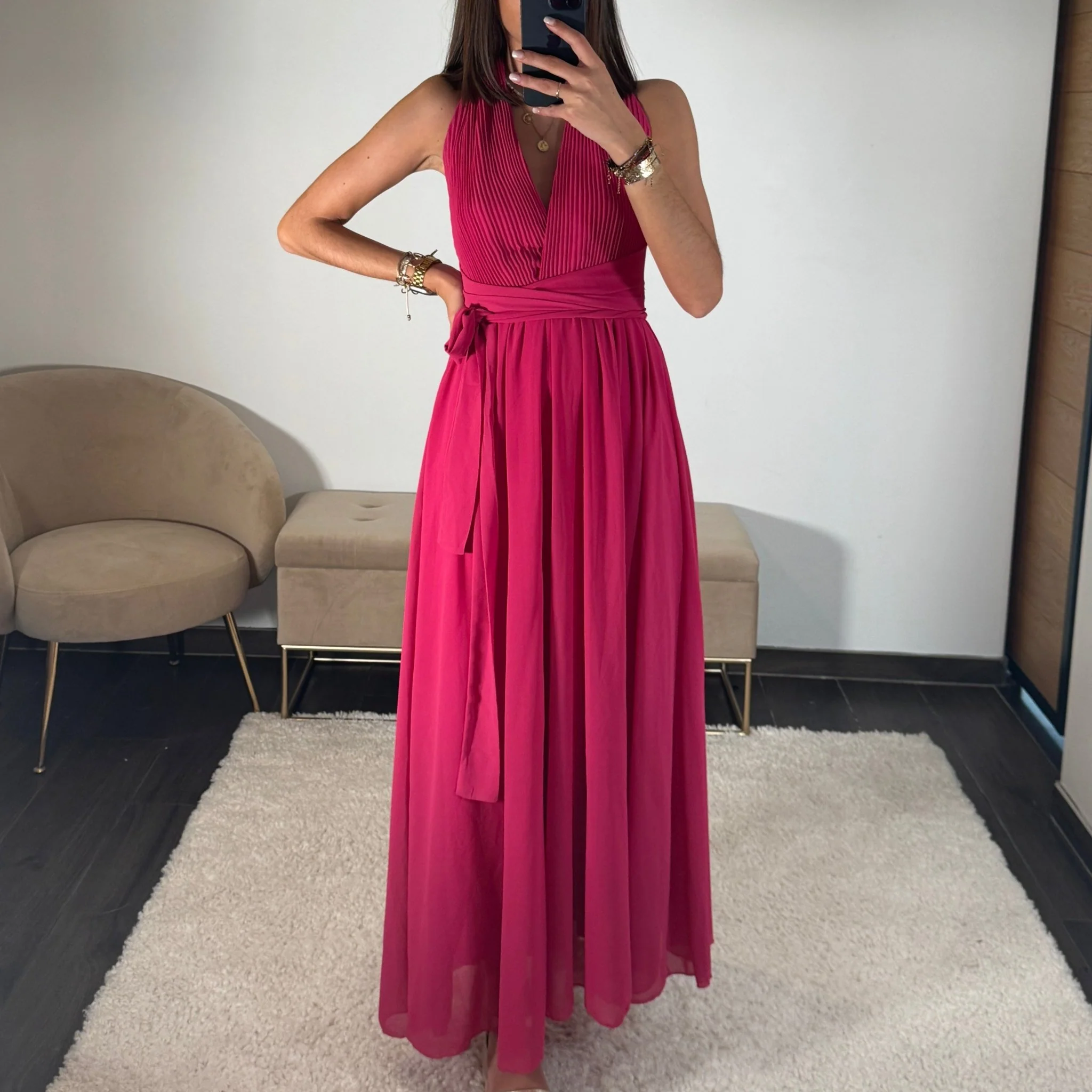 ROBE MULTIPOSITION FUCHSIA OLYMPE - Image 3