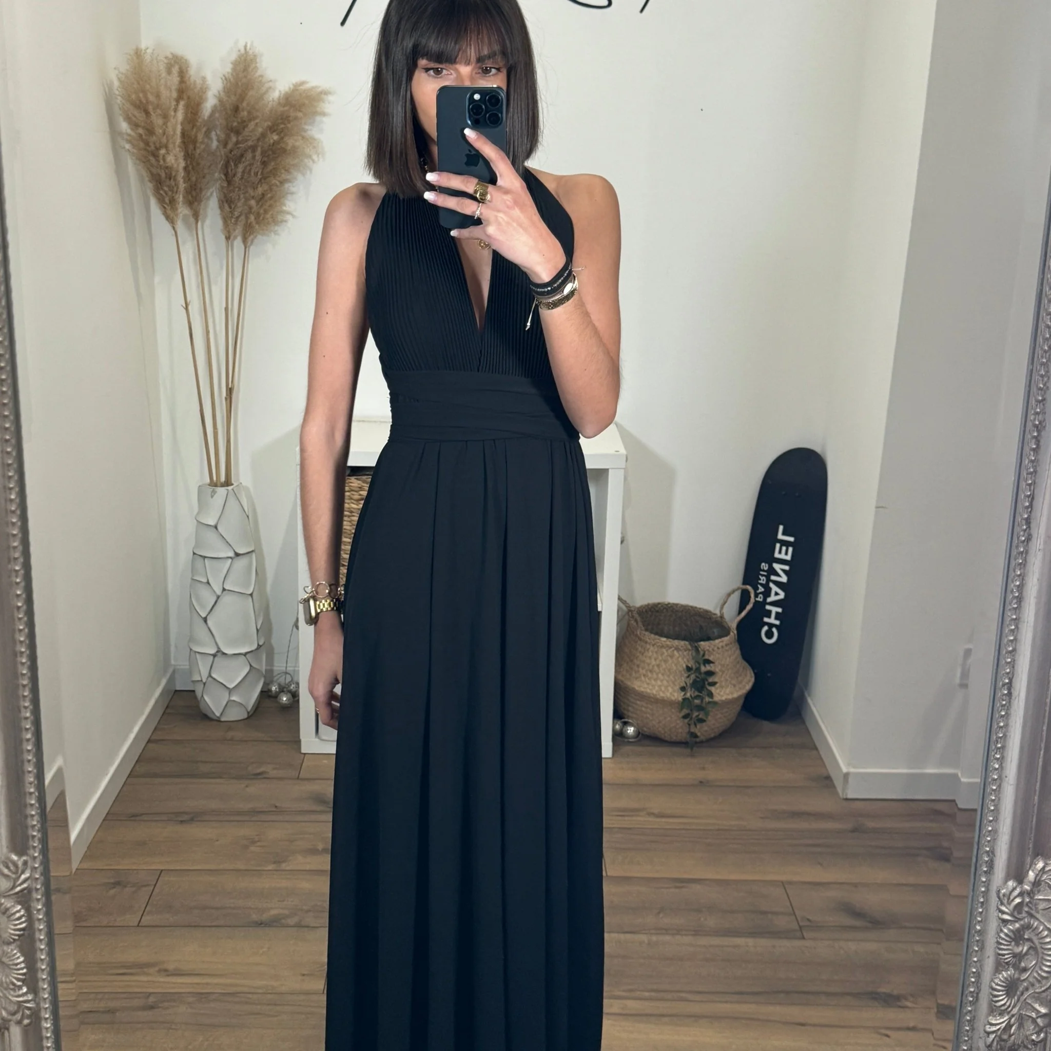 ROBE MULTIPOSITION NOIRE OLYMPE - Image 6