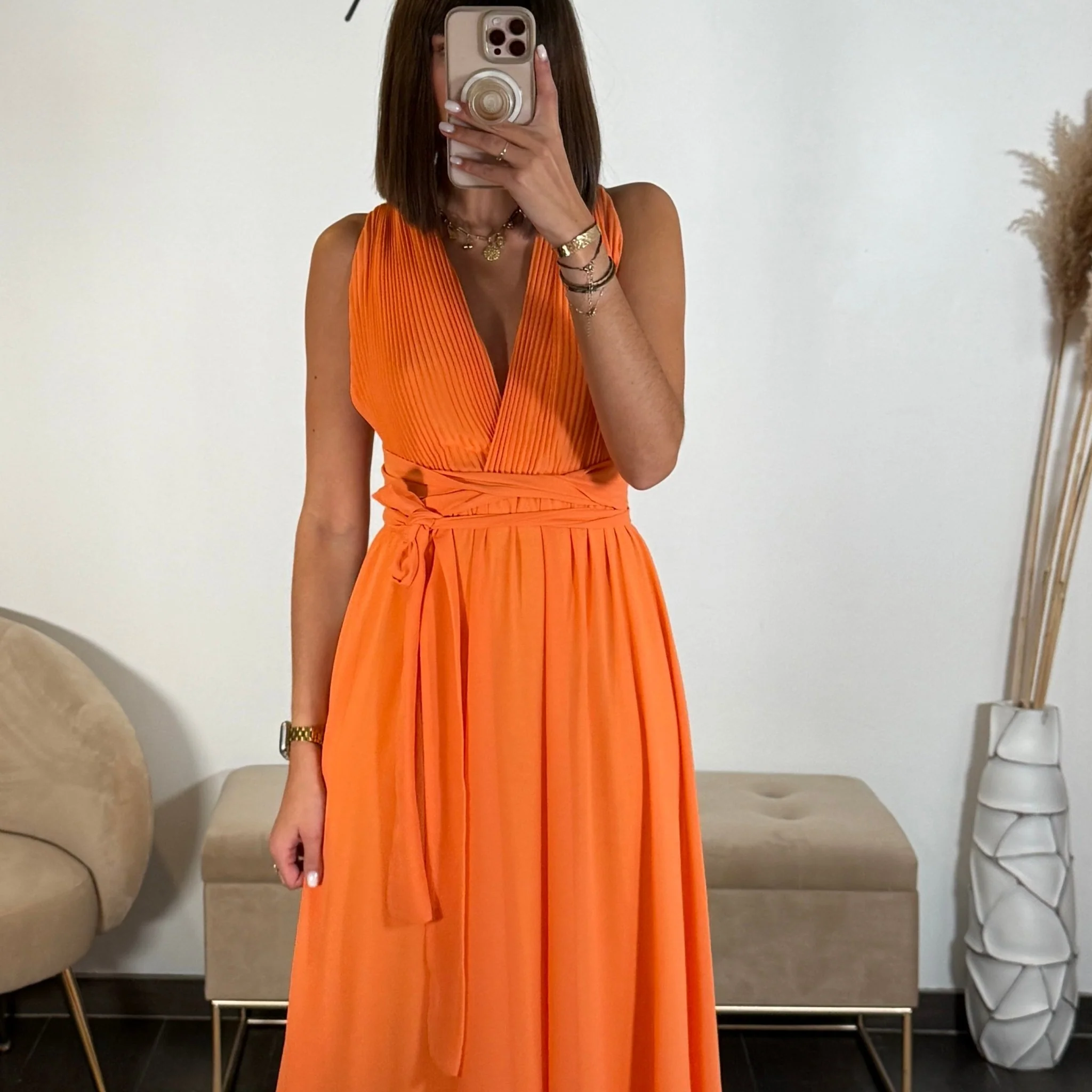 ROBE MULTIPOSITION ORANGE OLYMPE - Image 2