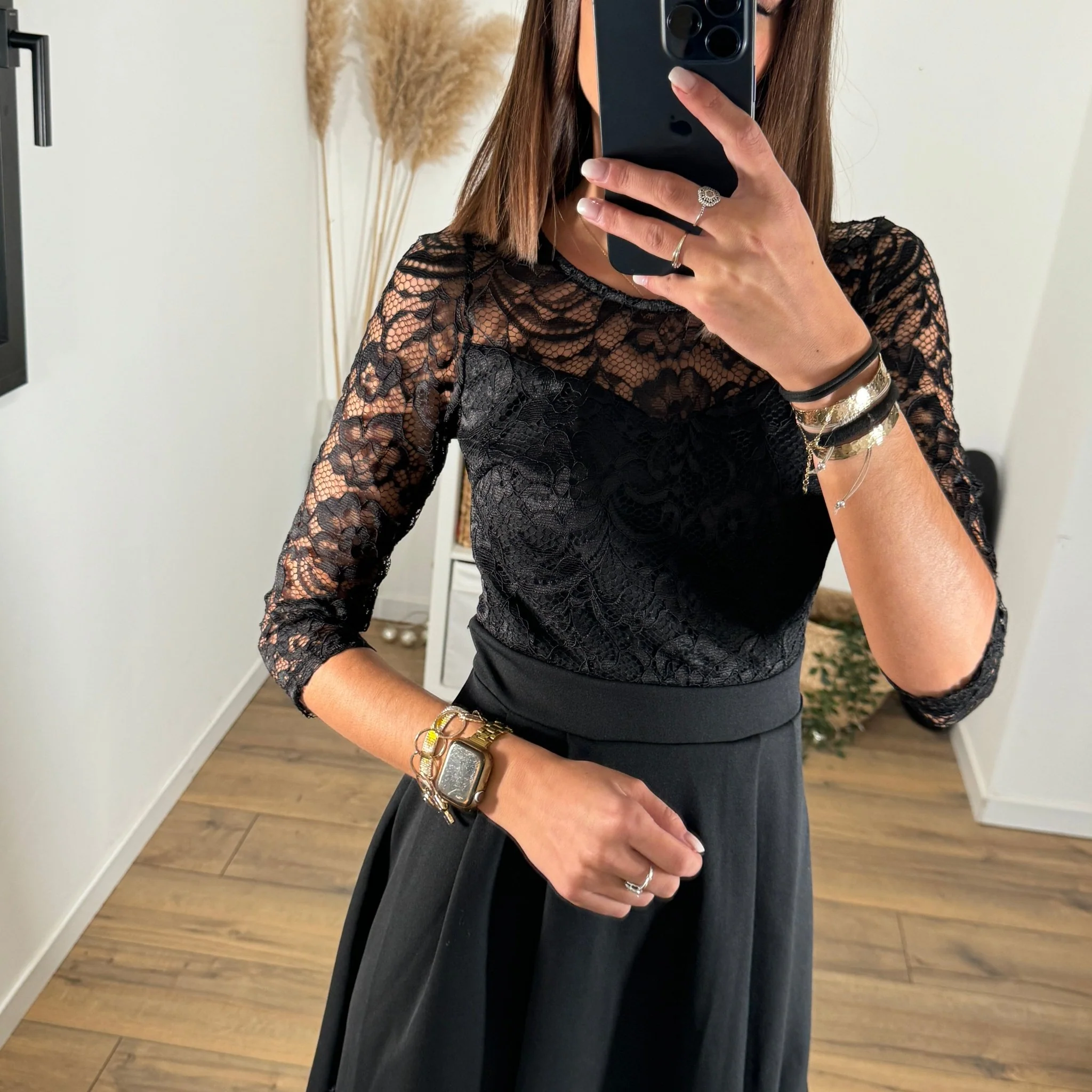 ROBE NOIRE ANGELA - Image 2