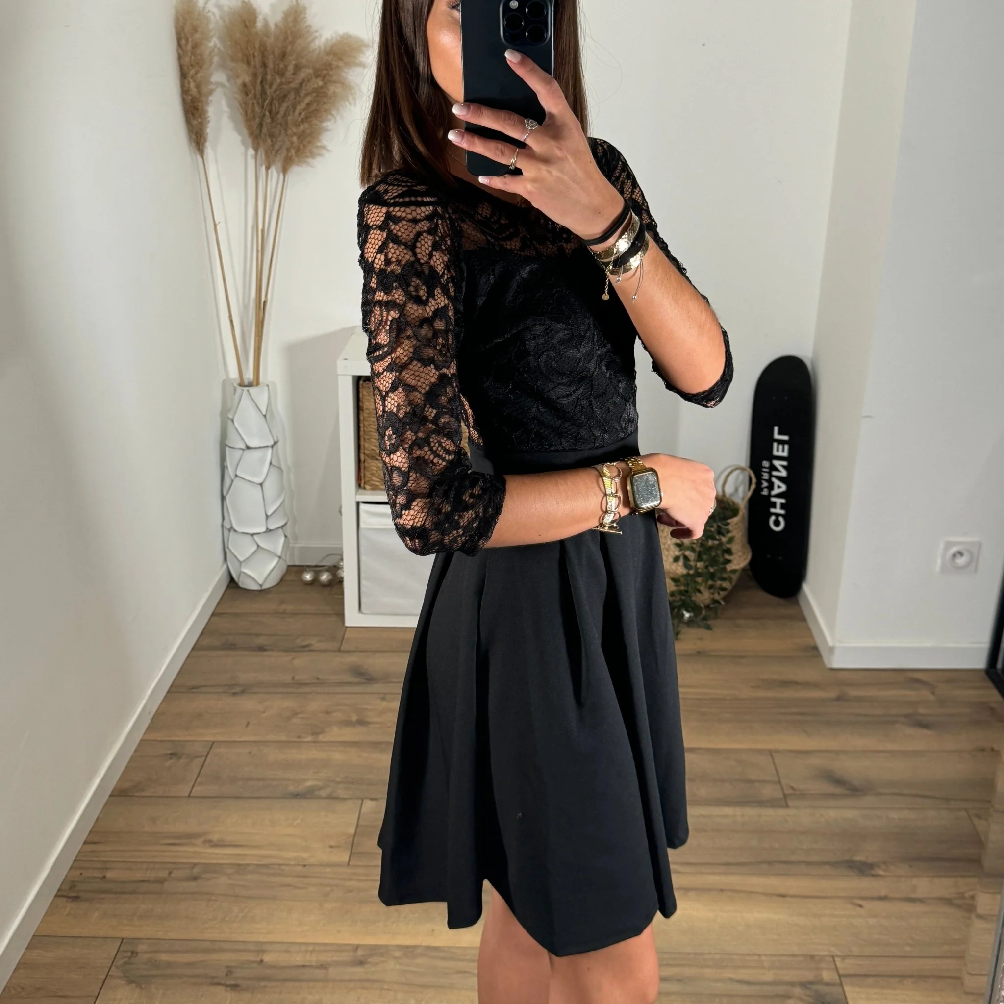 ROBE NOIRE ANGELA - Image 3