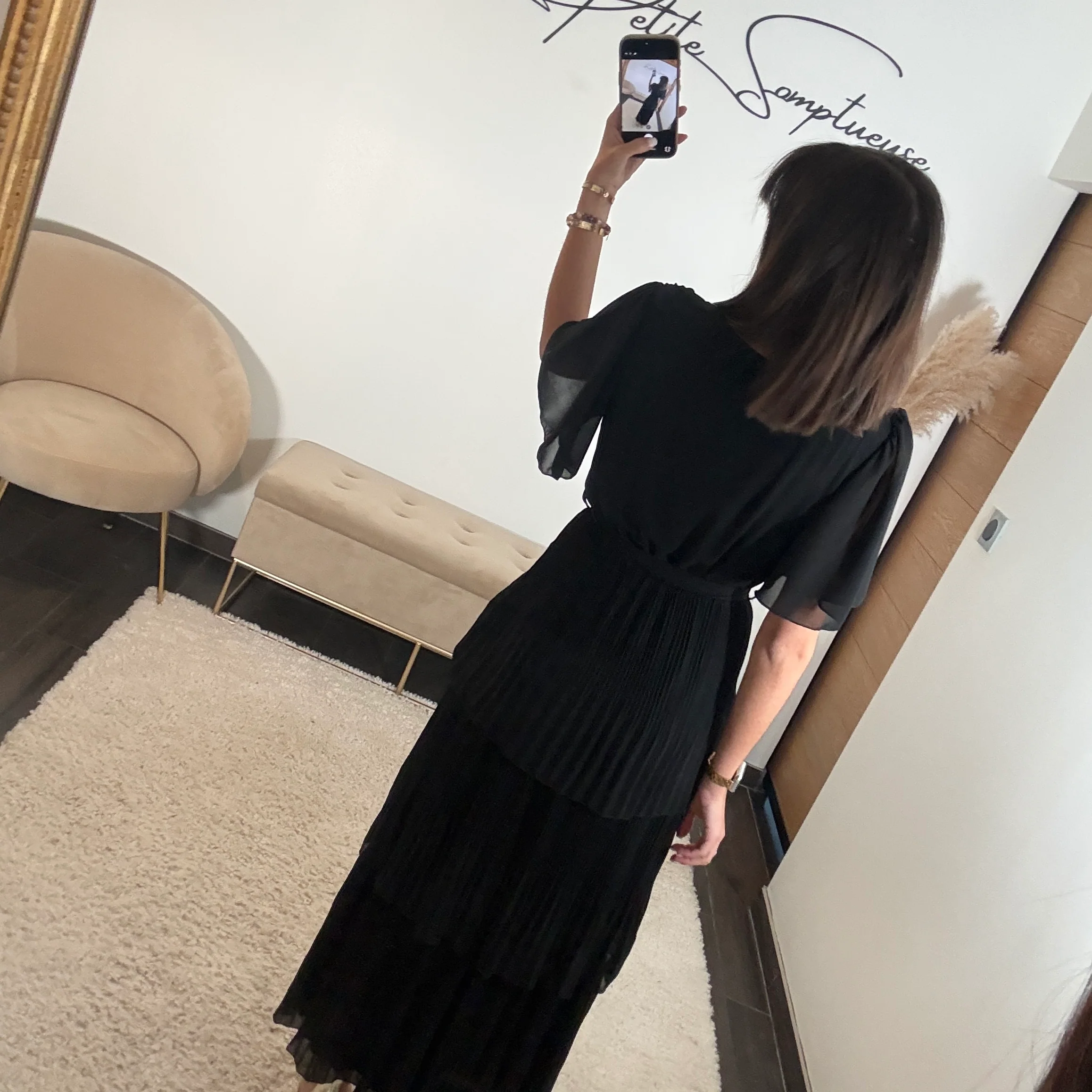 ROBE NOIRE APPOLINE - Image 3