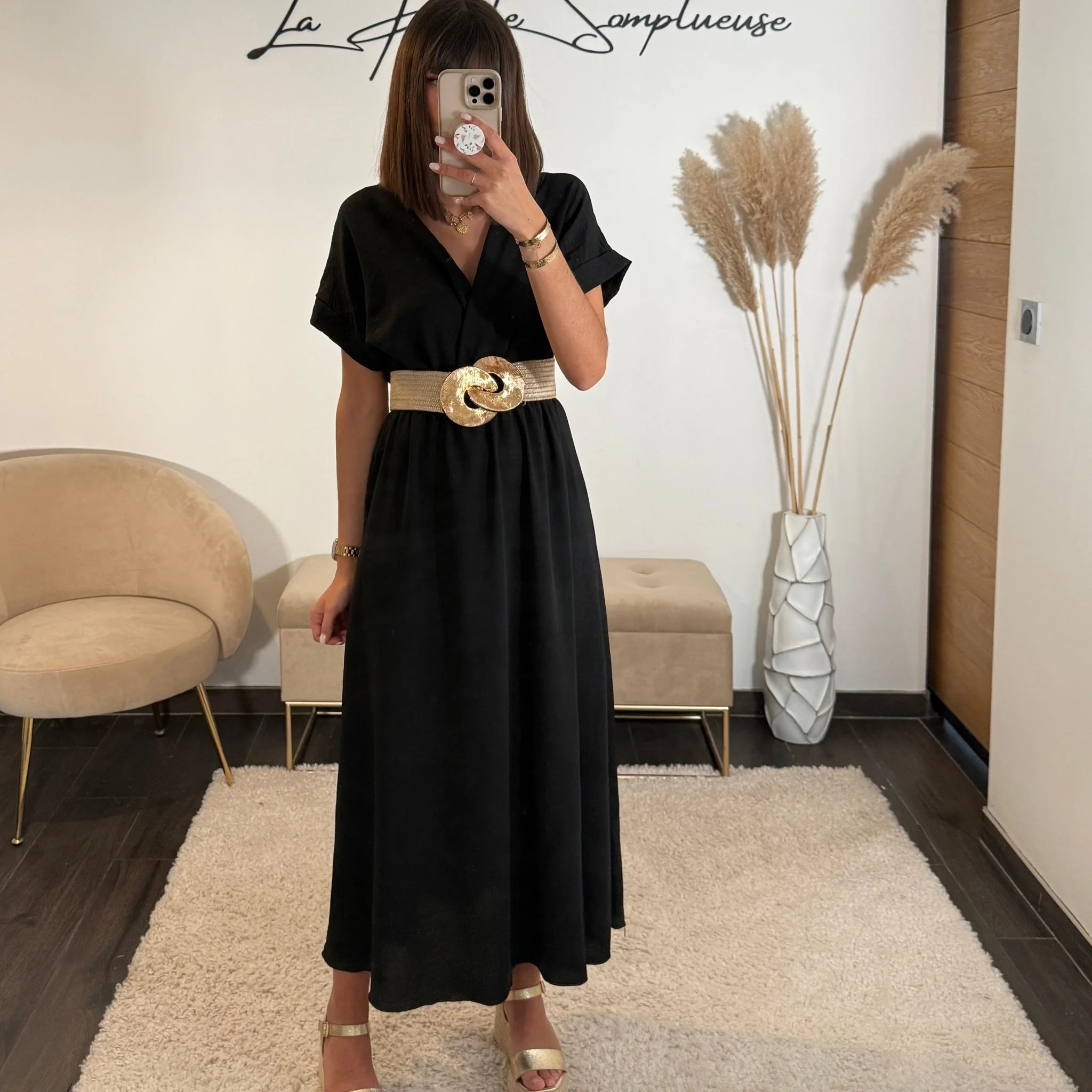 ROBE NOIRE CHLOE