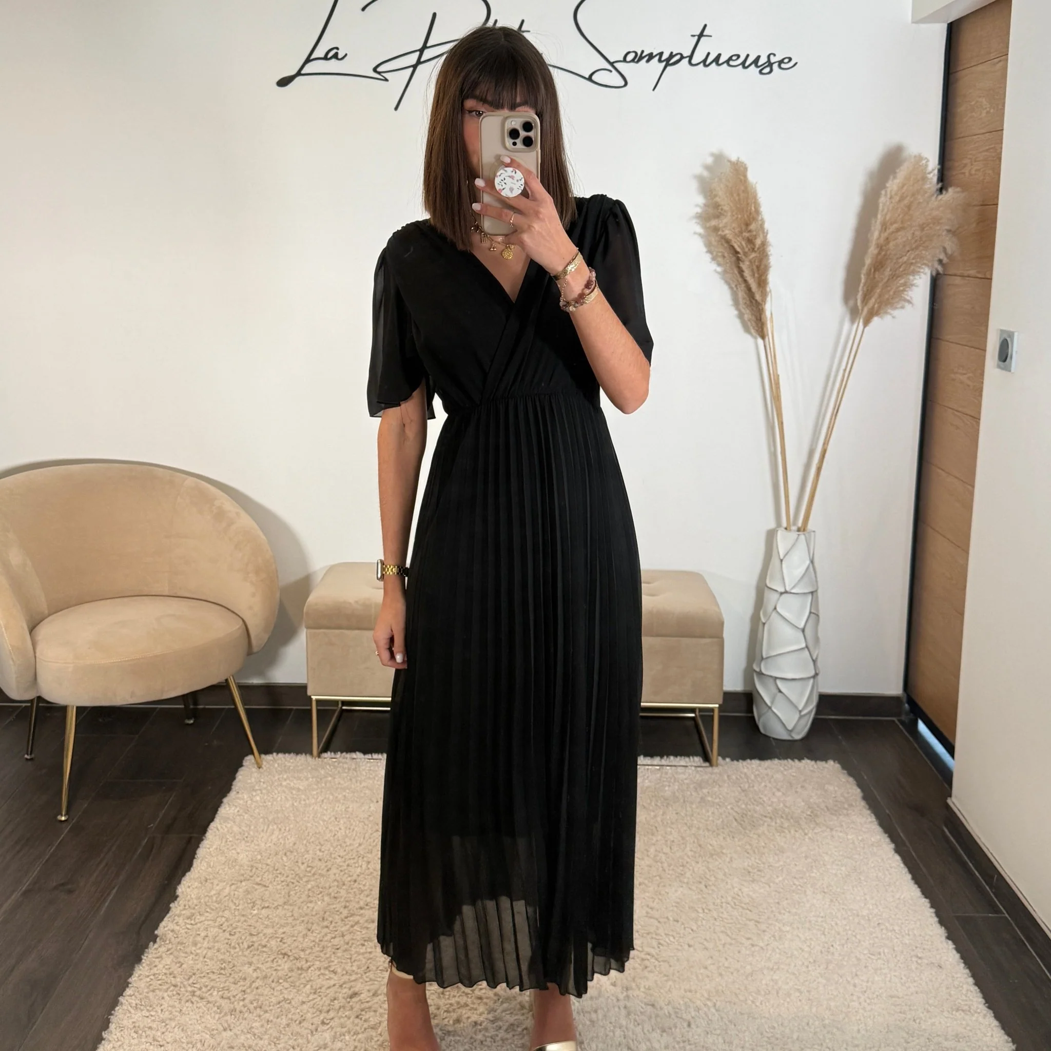 ROBE NOIRE FLORIA - Image 2
