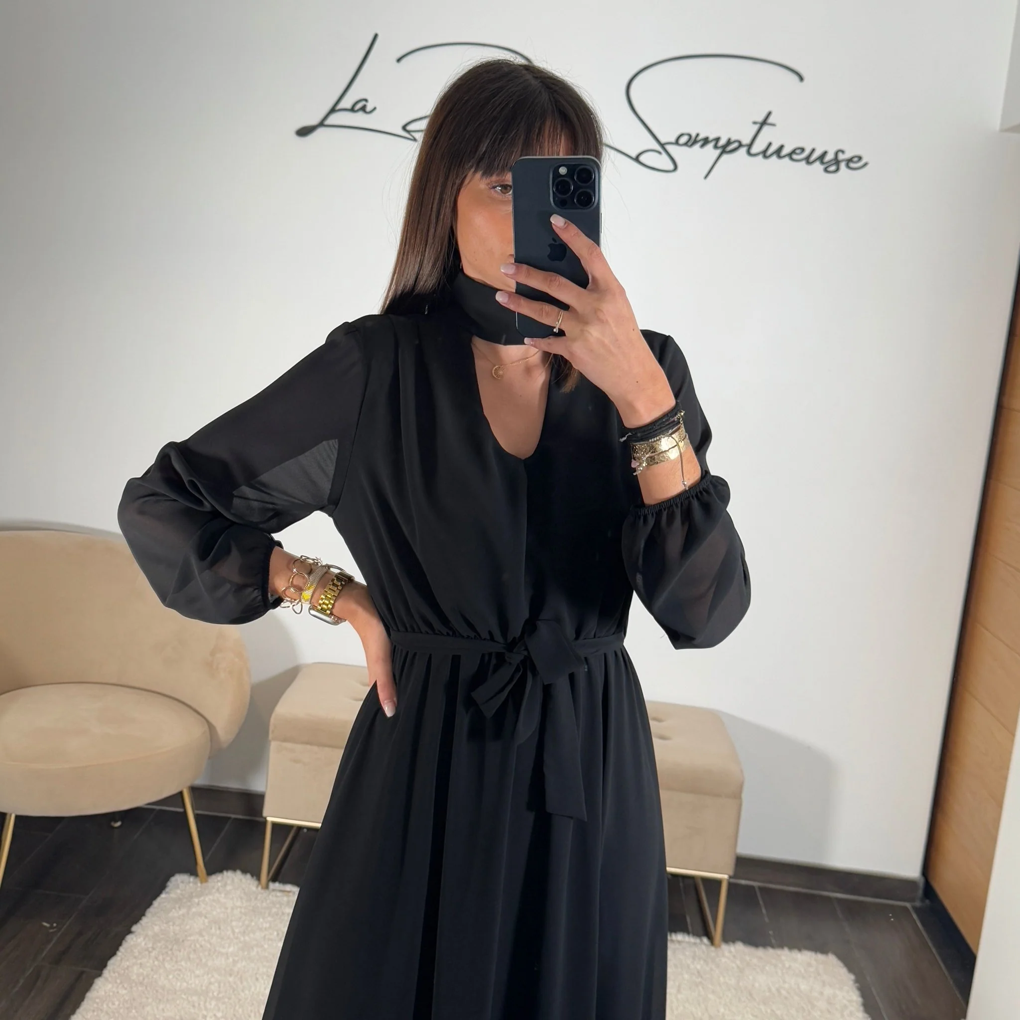 ROBE NOIRE JOSEPHINE - Image 3