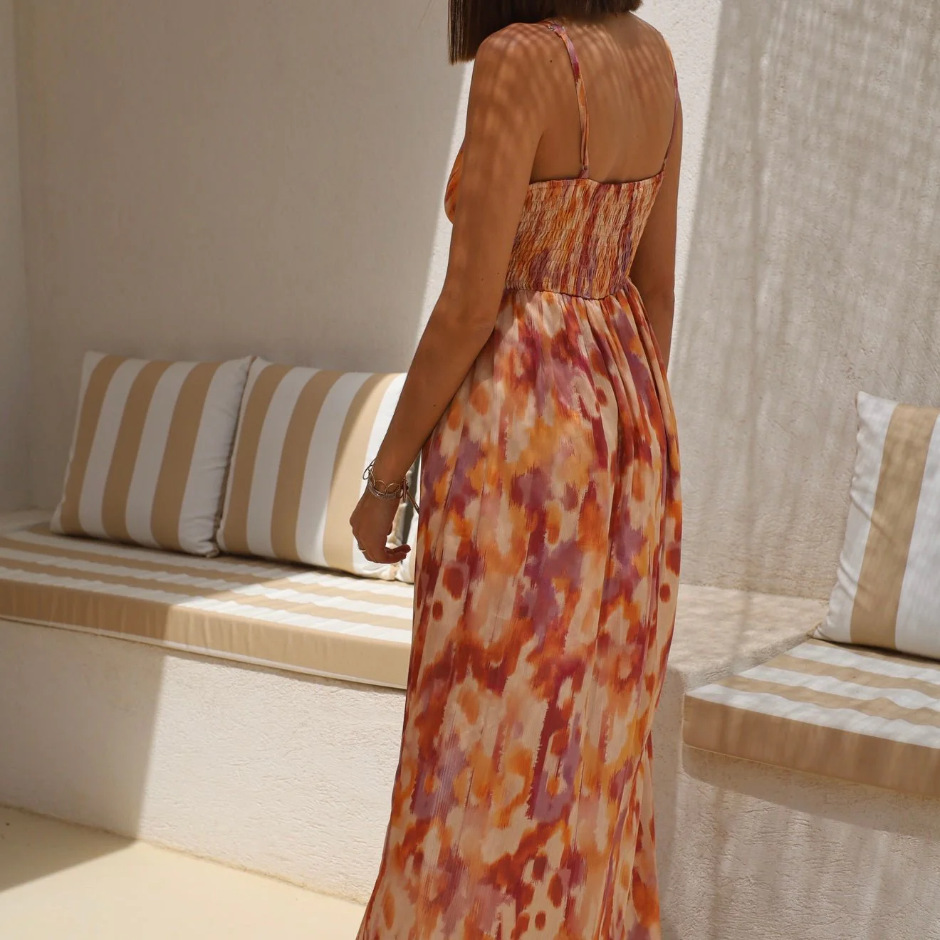 ROBE ORANGE NOEMIE - Image 3