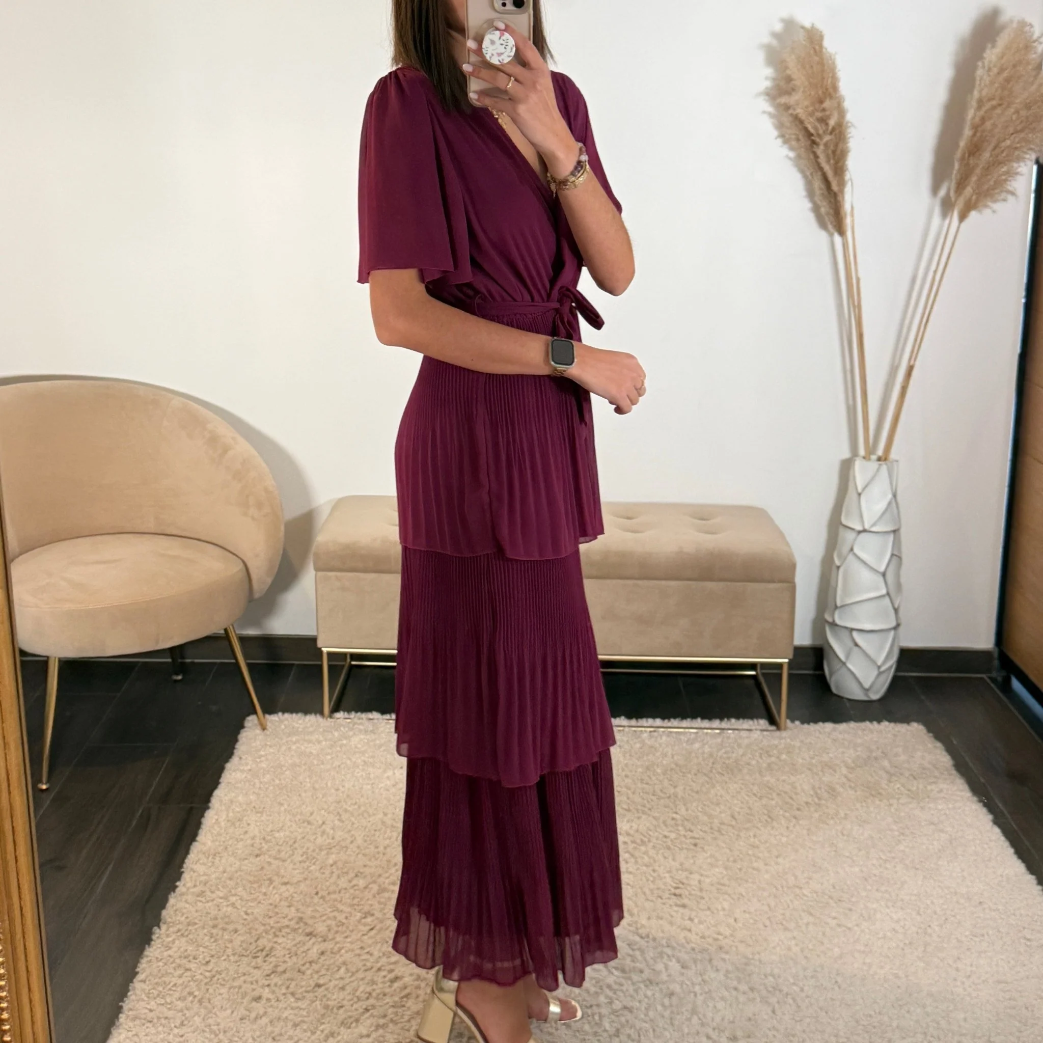 ROBE PRUNE APPOLINE - Image 2