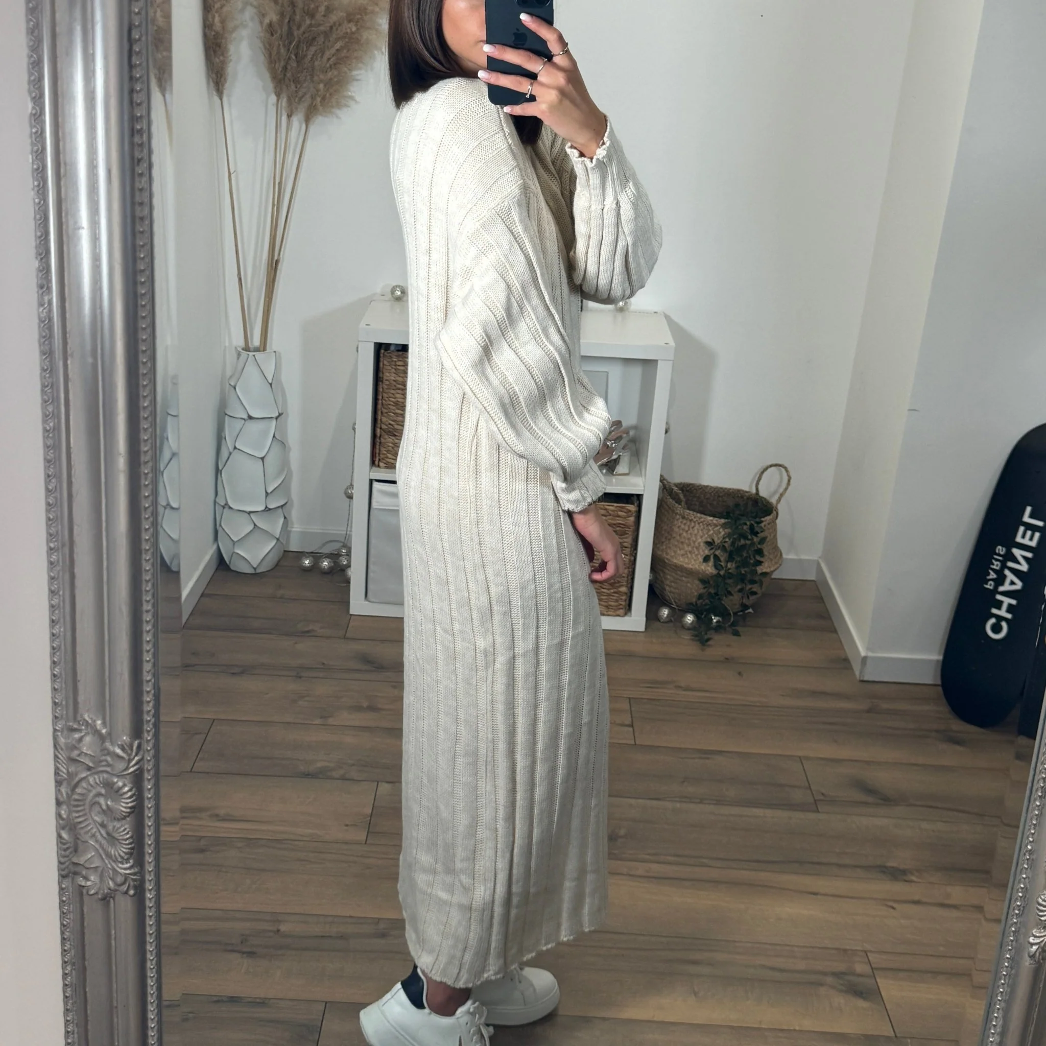 ROBE PULL BEIGE AGATHE - Image 3