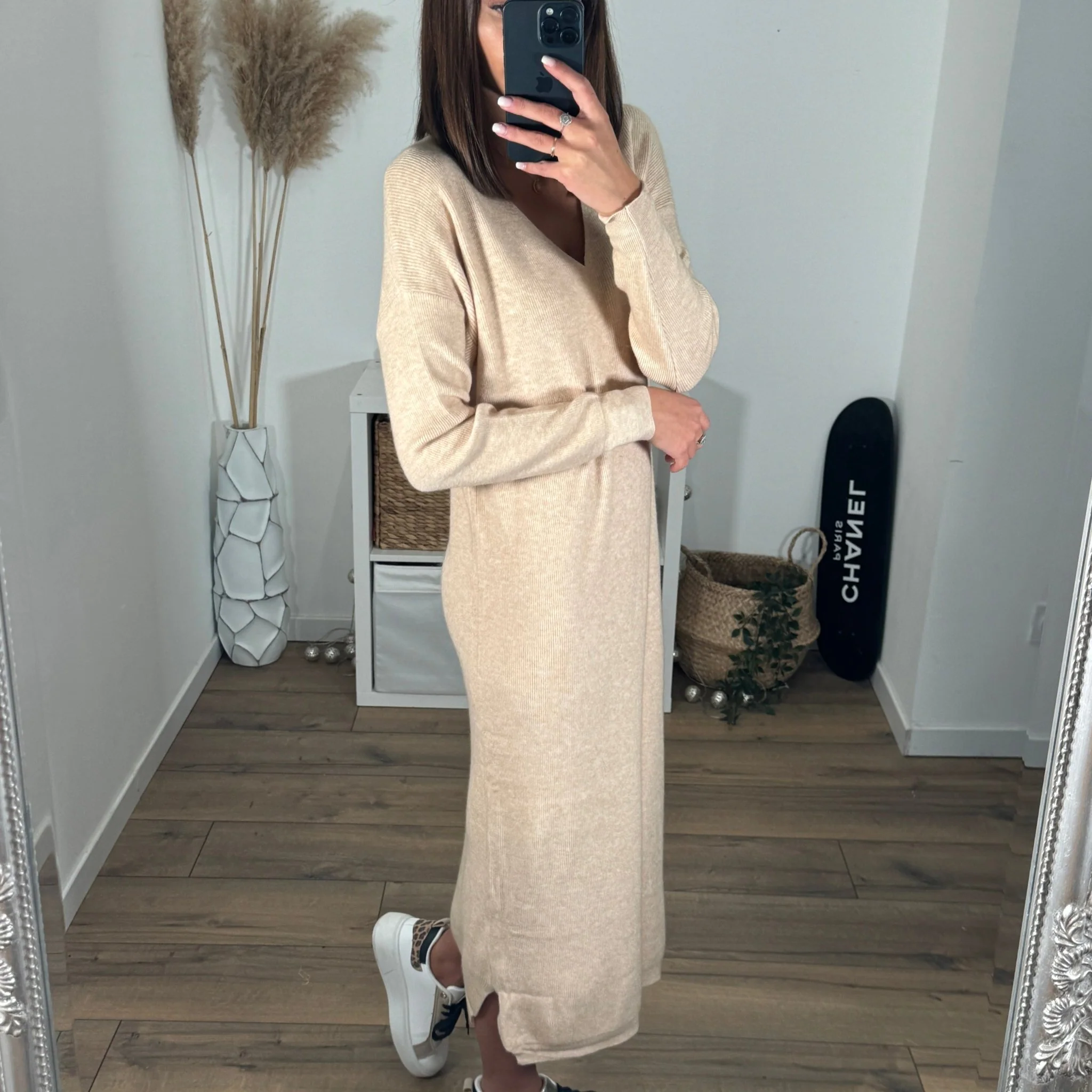 ROBE PULL BEIGE ANNA - Image 2