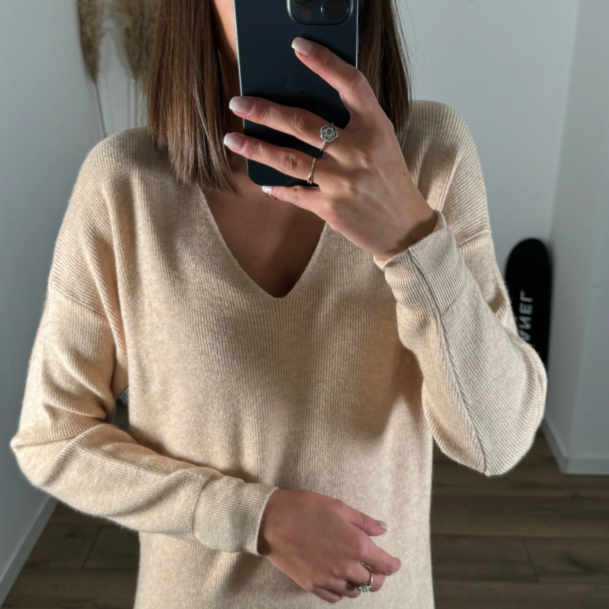 ROBE PULL BEIGE ANNA - Image 3