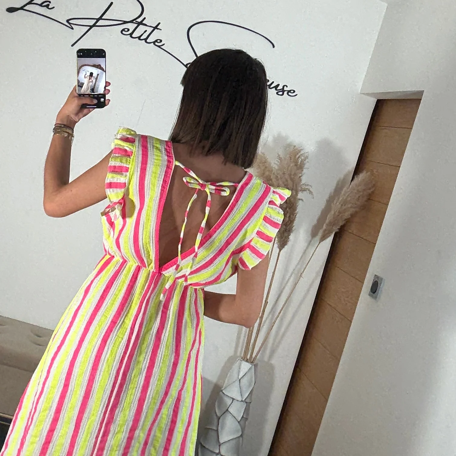ROBE RAYE GAZE DE COTON MERIA - Image 4