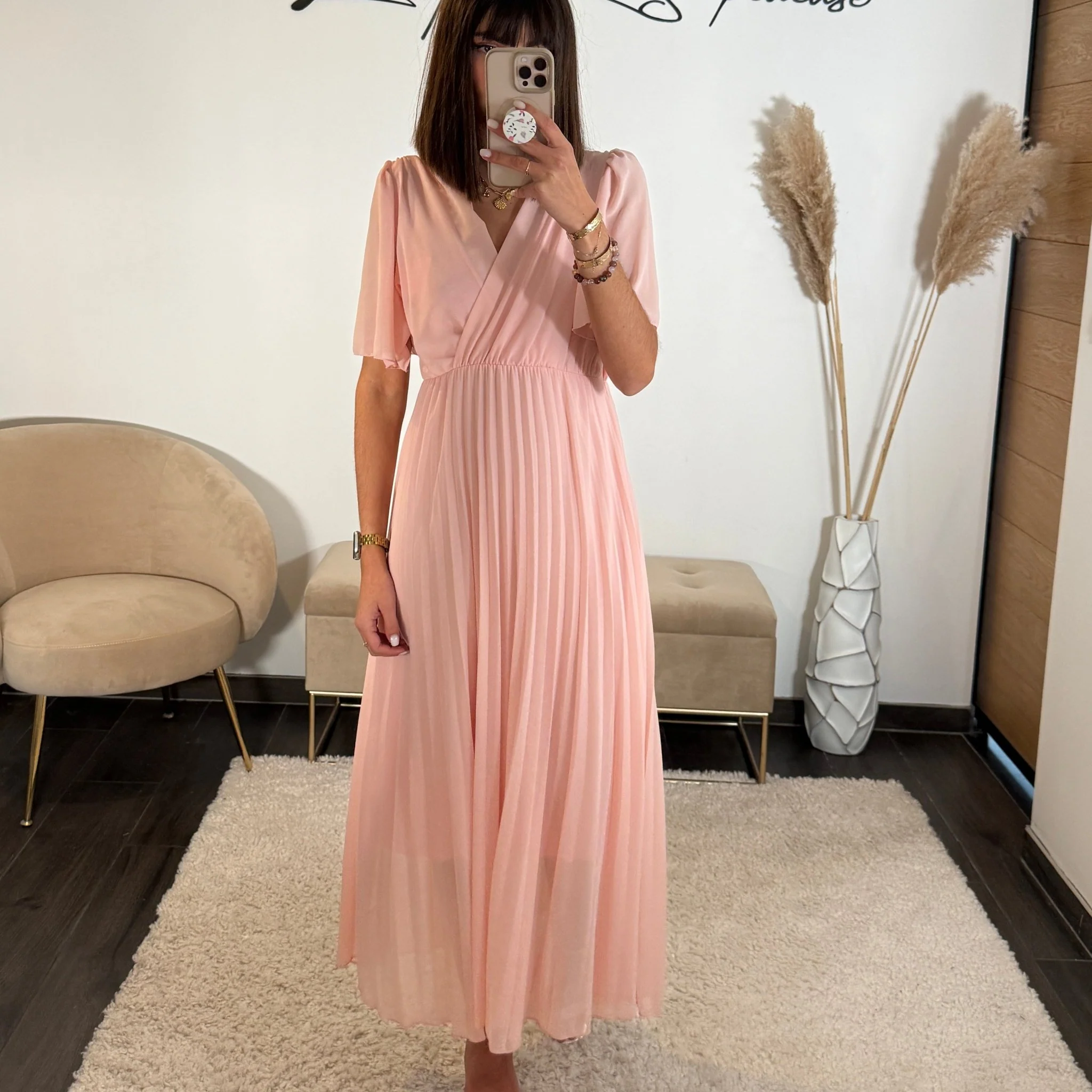 ROBE ROSE FLORIA - Image 3