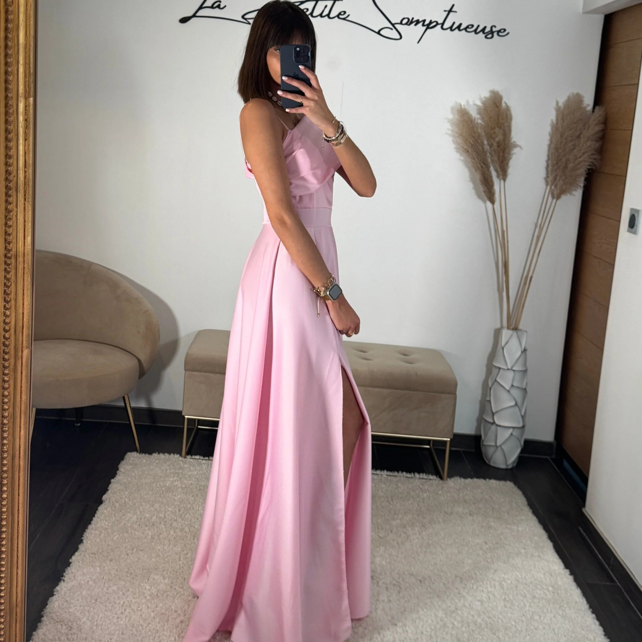 ROBE SATIN ROSE CLASSY - Image 4