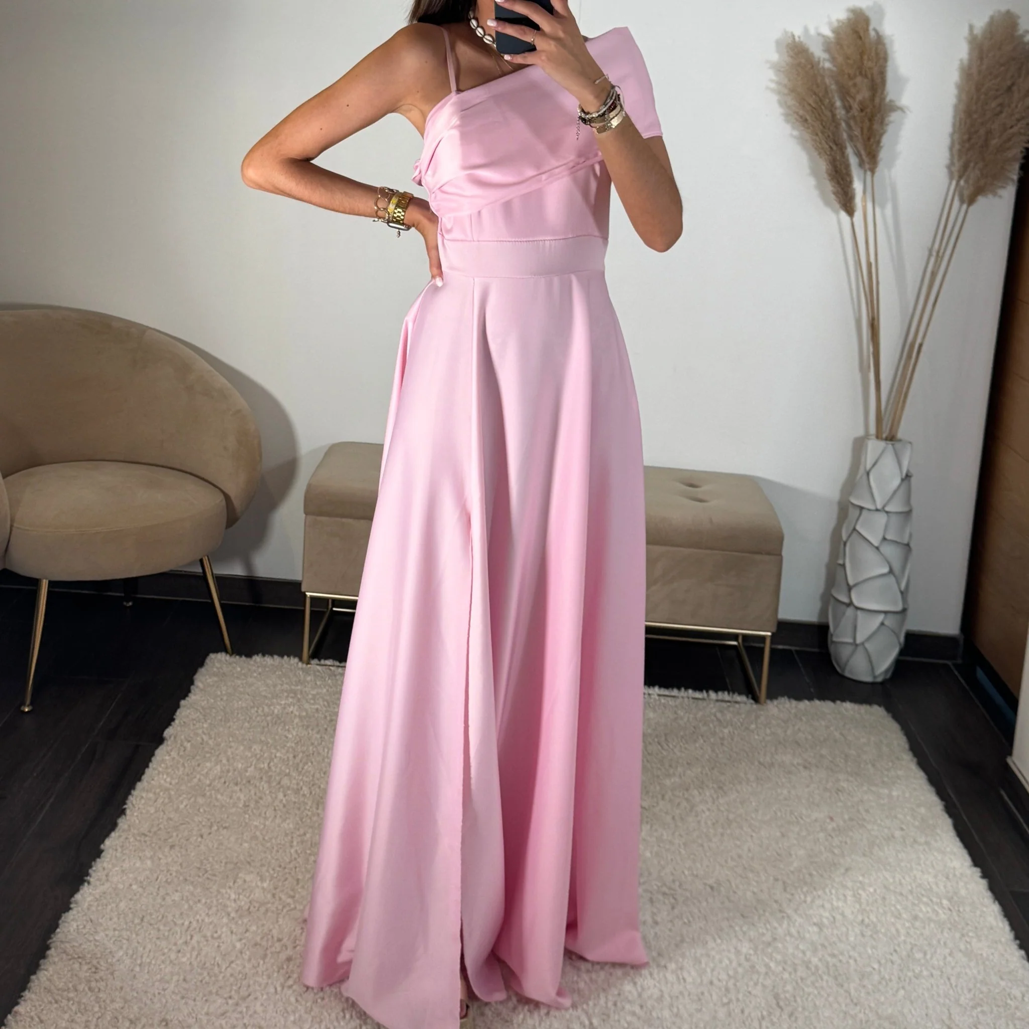 ROBE SATIN ROSE CLASSY - Image 5