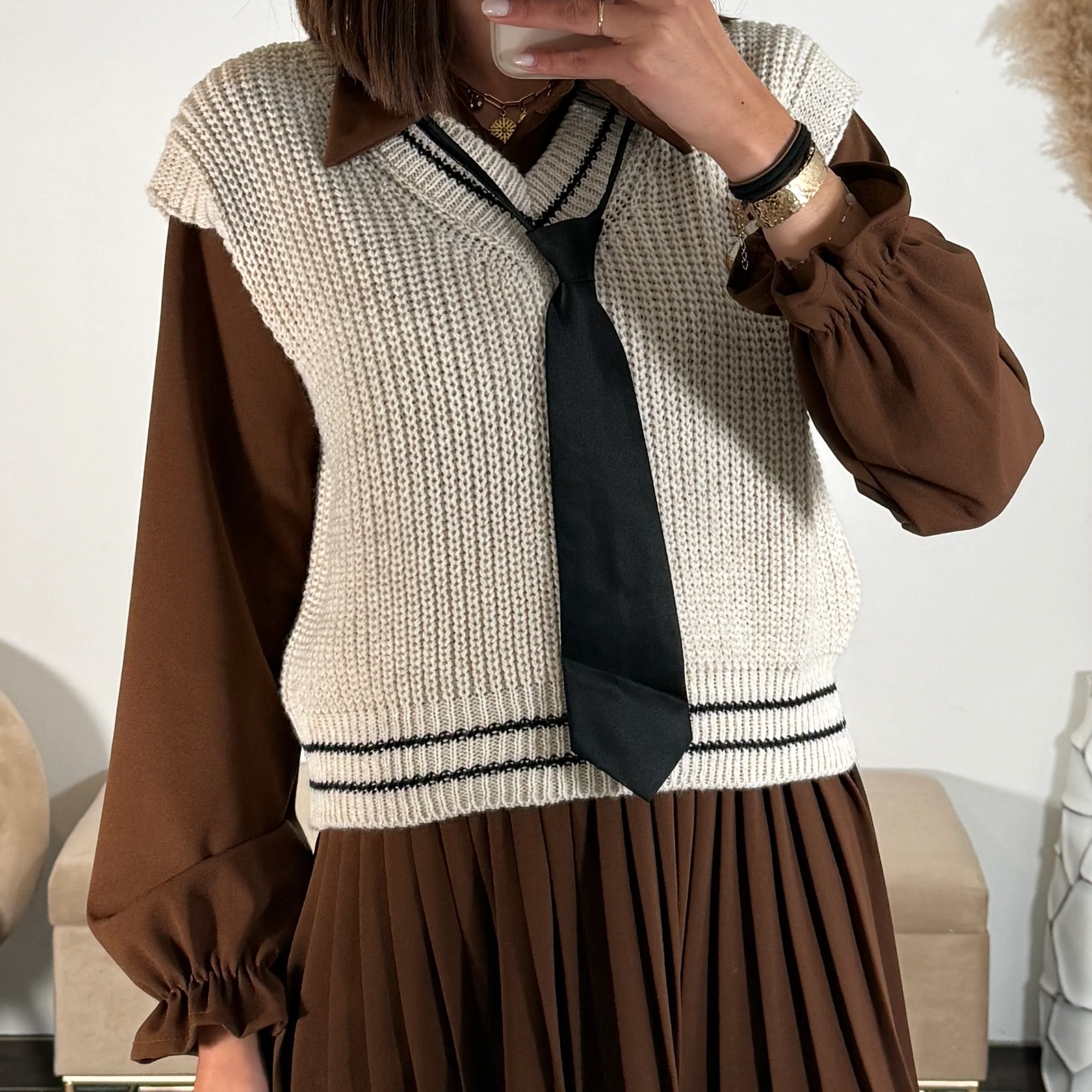 ROBE SCHOOL BEAR CHOCO - Image 2