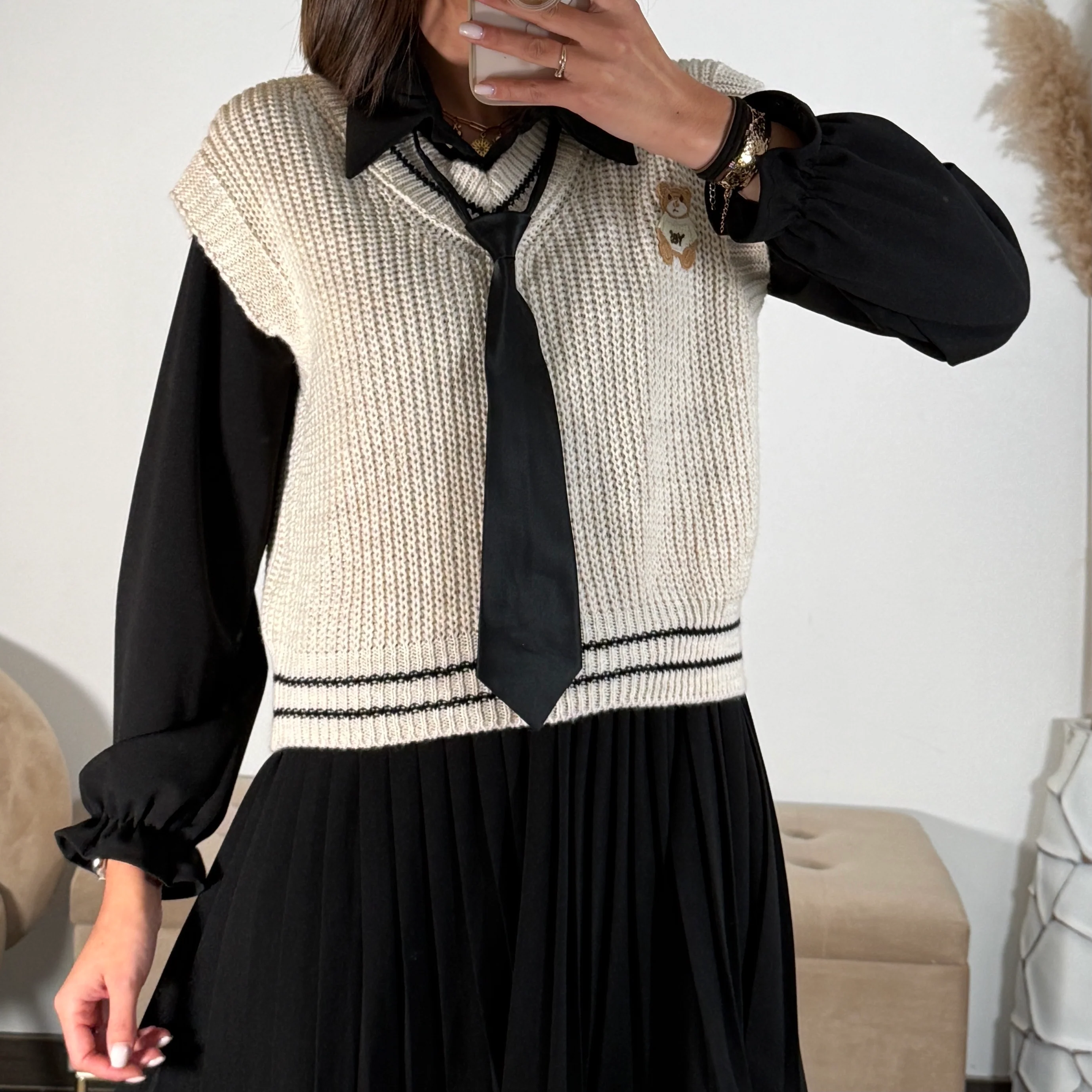ROBE SCHOOL BEAR NOIR - Image 2