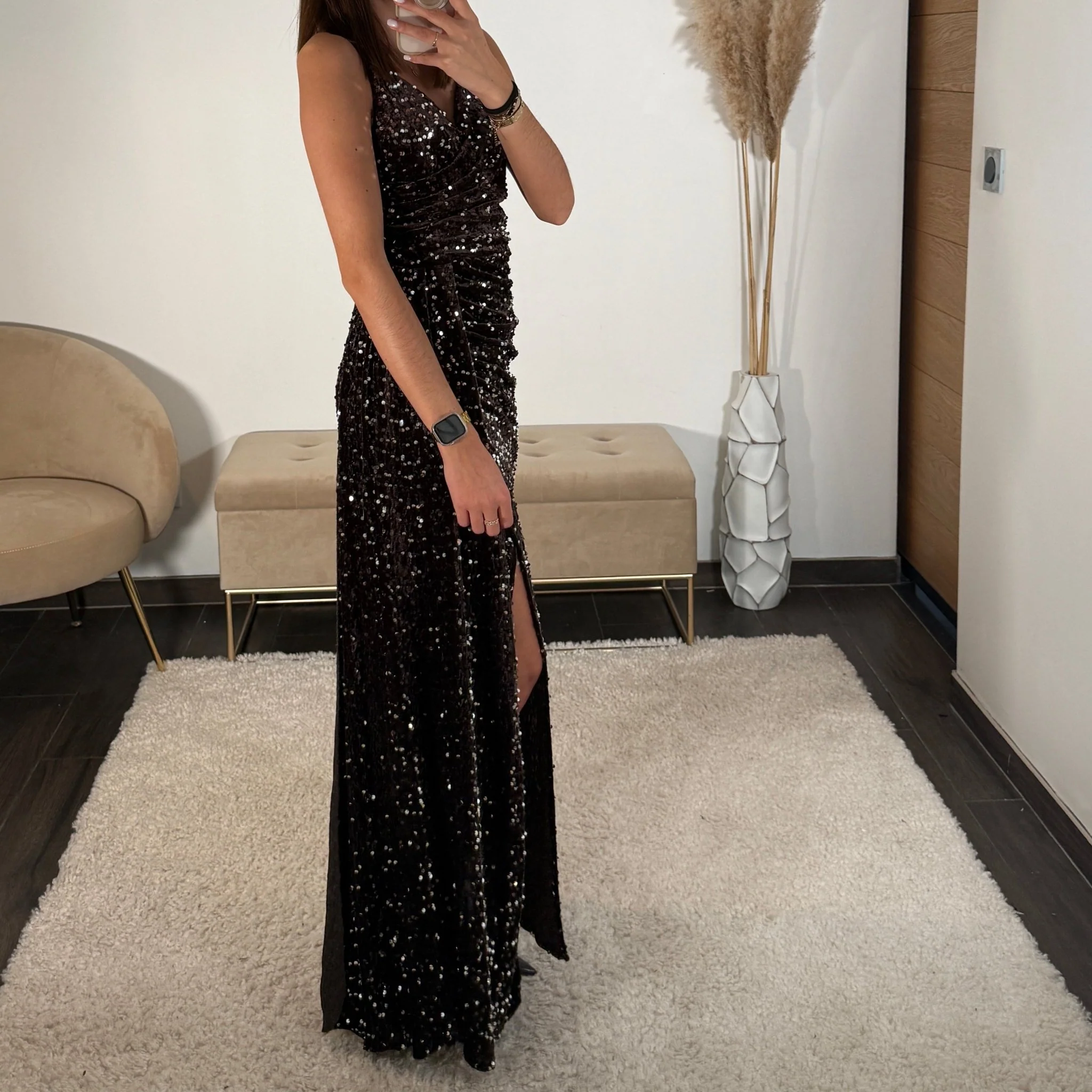 ROBE SHINY CHOCO DIANE - Image 2