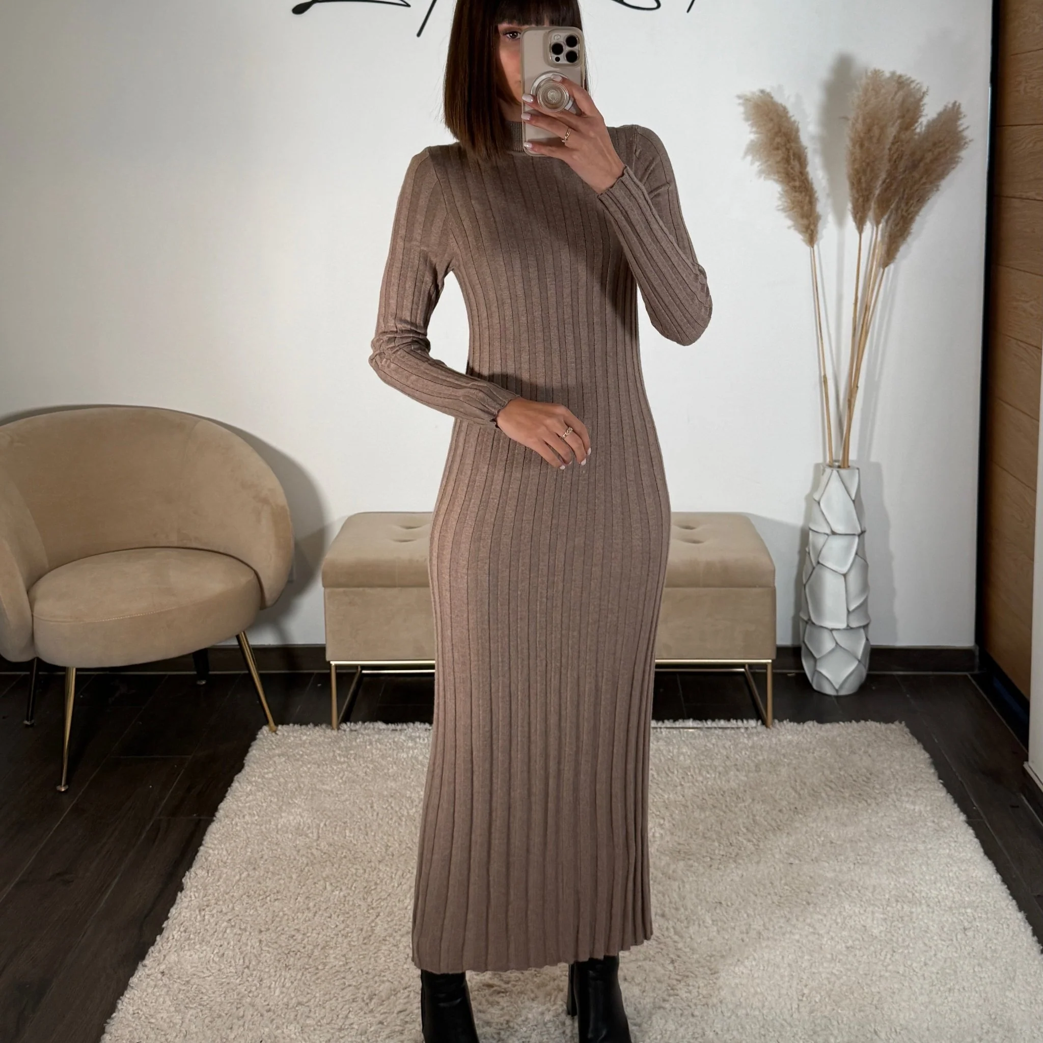 ROBE TAUPE ZELLY