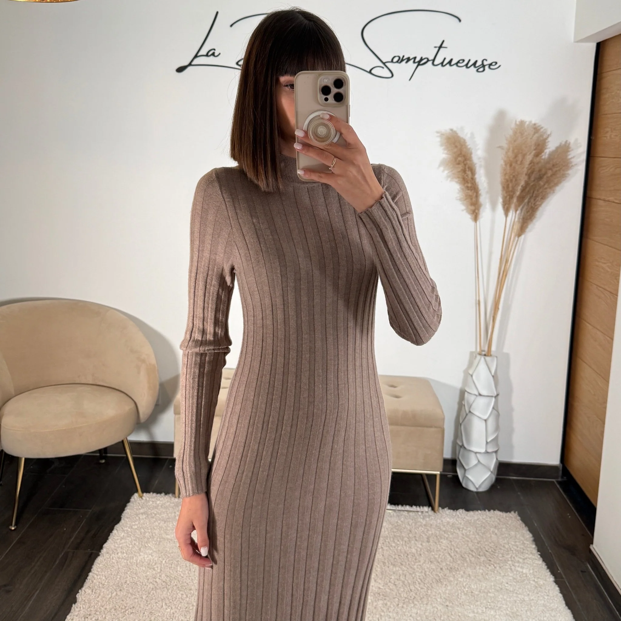 ROBE TAUPE ZELLY - Image 2