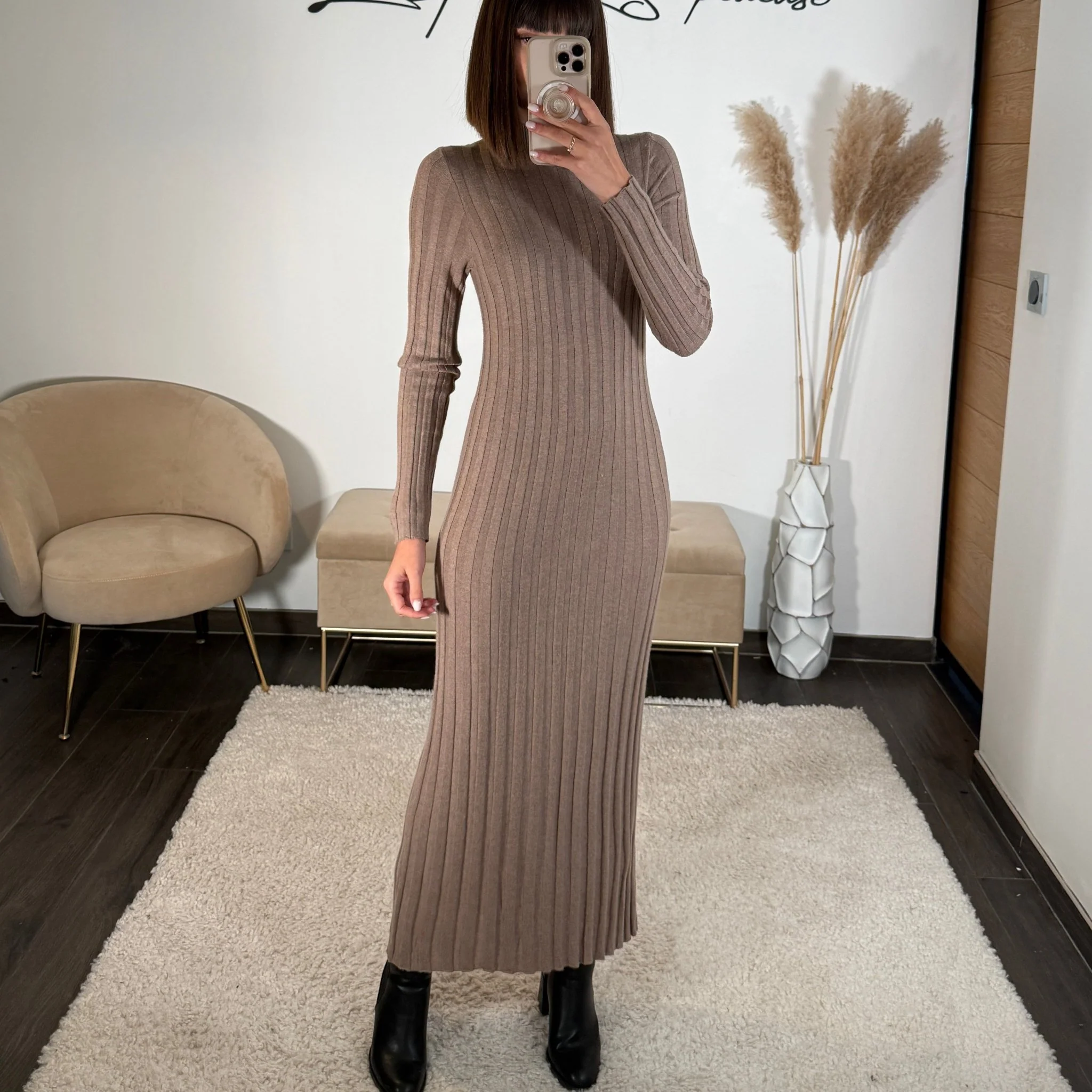 ROBE TAUPE ZELLY - Image 3