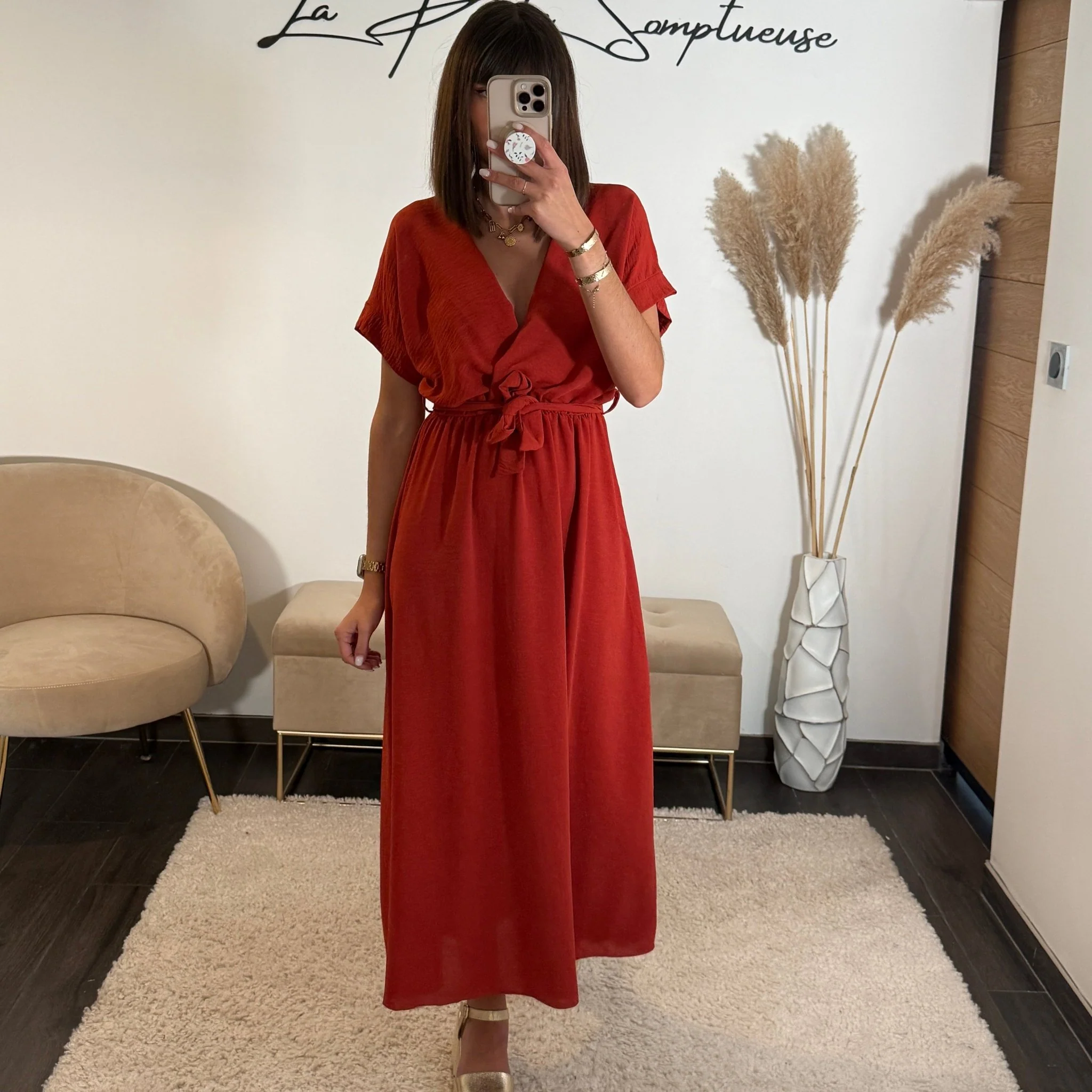 ROBE TERRACOTTA CHLOE - Image 2