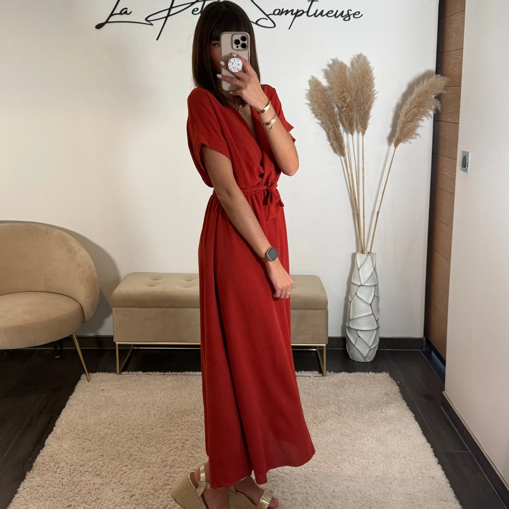 ROBE TERRACOTTA CHLOE - Image 3