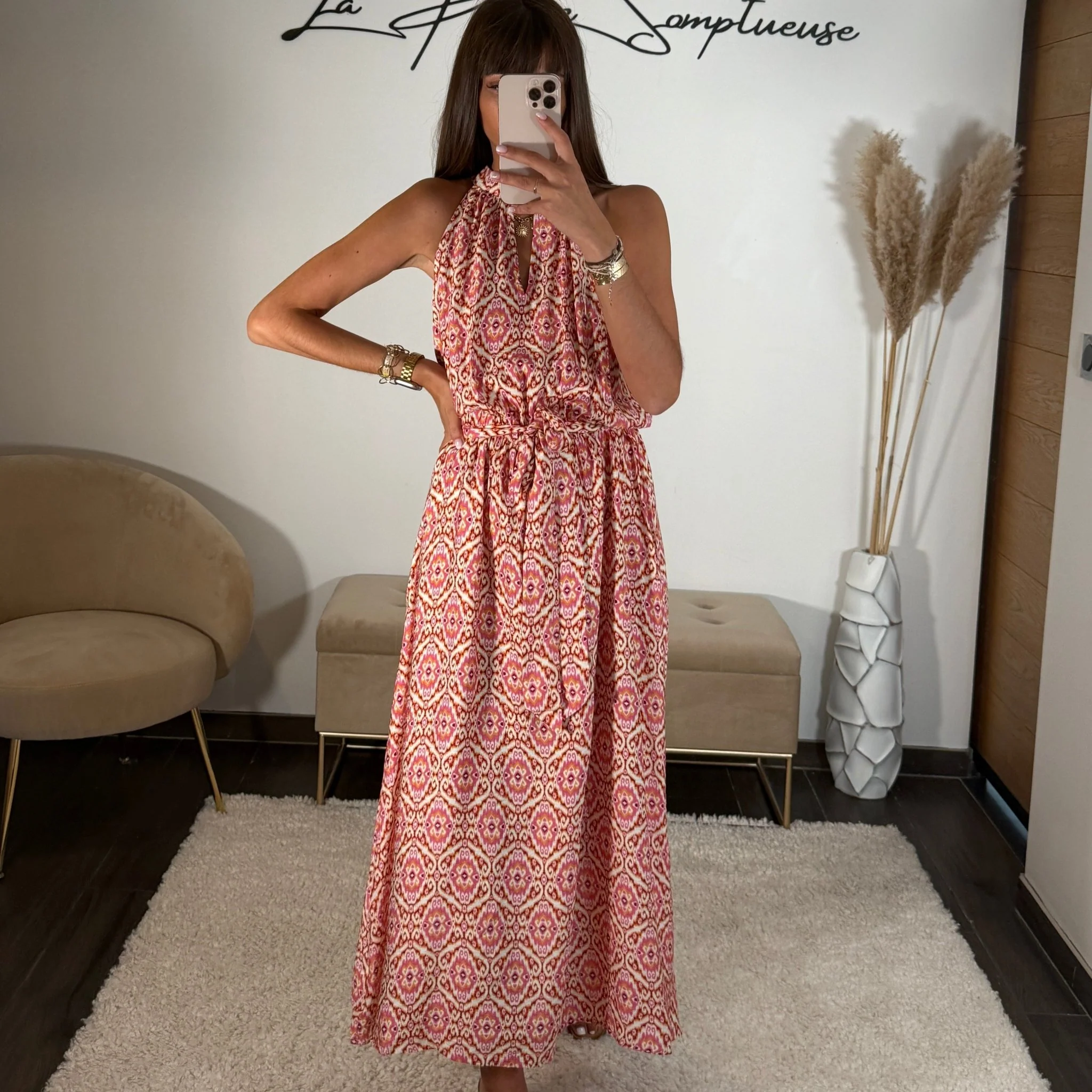 ROBE TERRACOTTA LUDIVINE