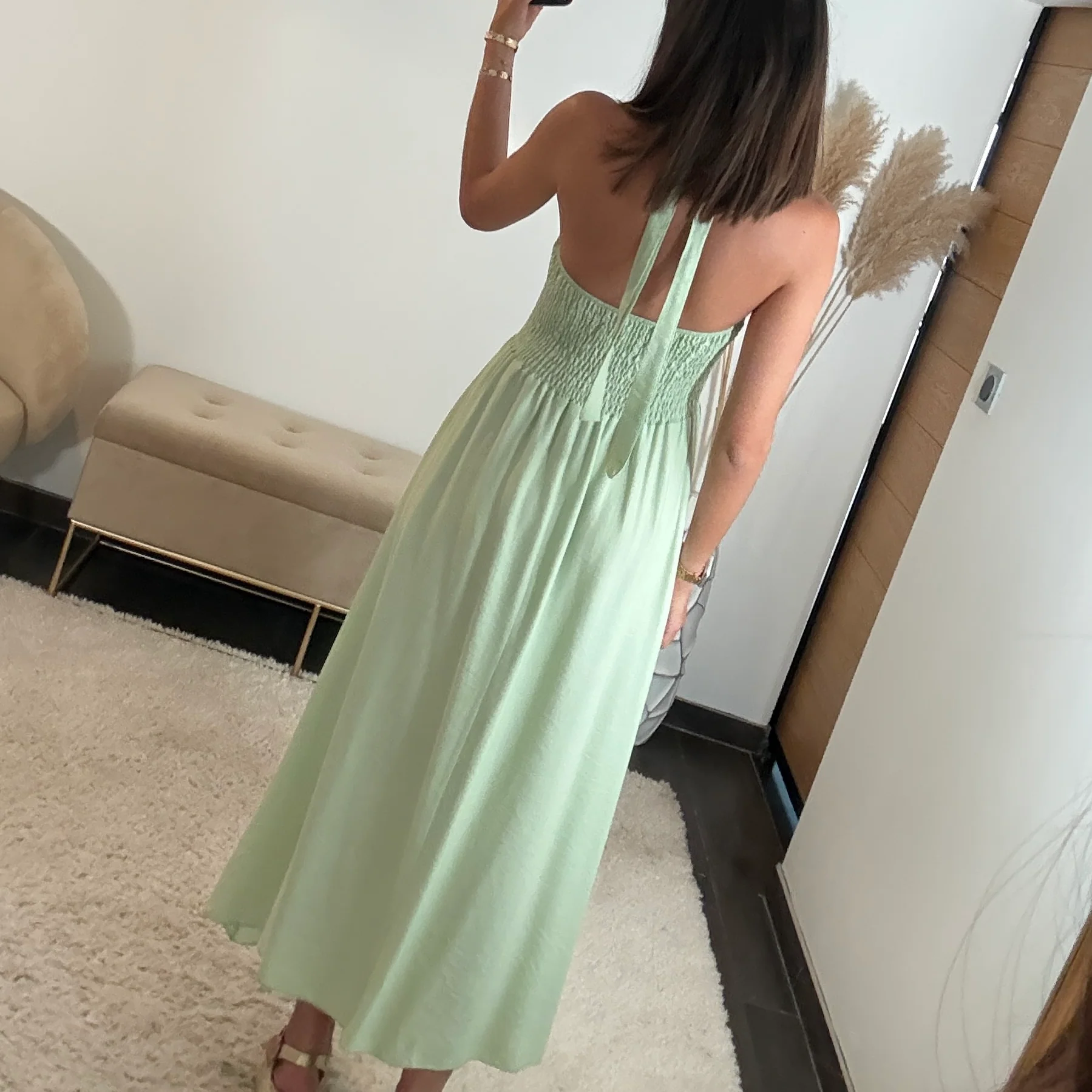 ROBE VERT D'EAU CORRINA - Image 3