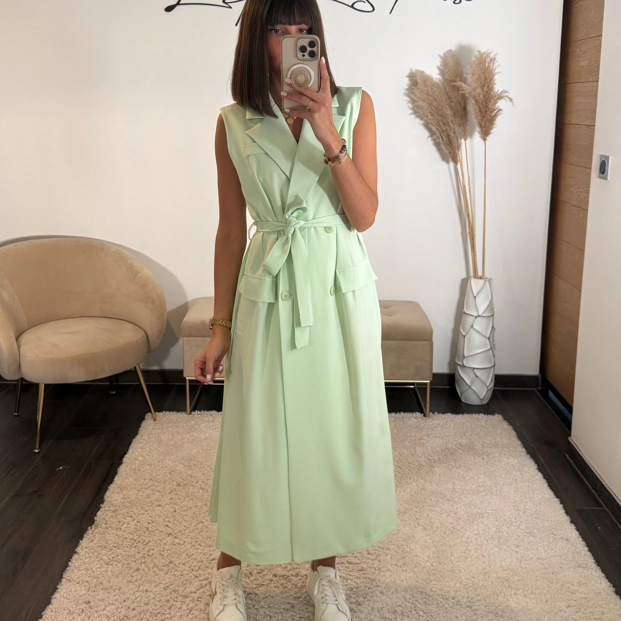 ROBE VERT D'EAU HELENA