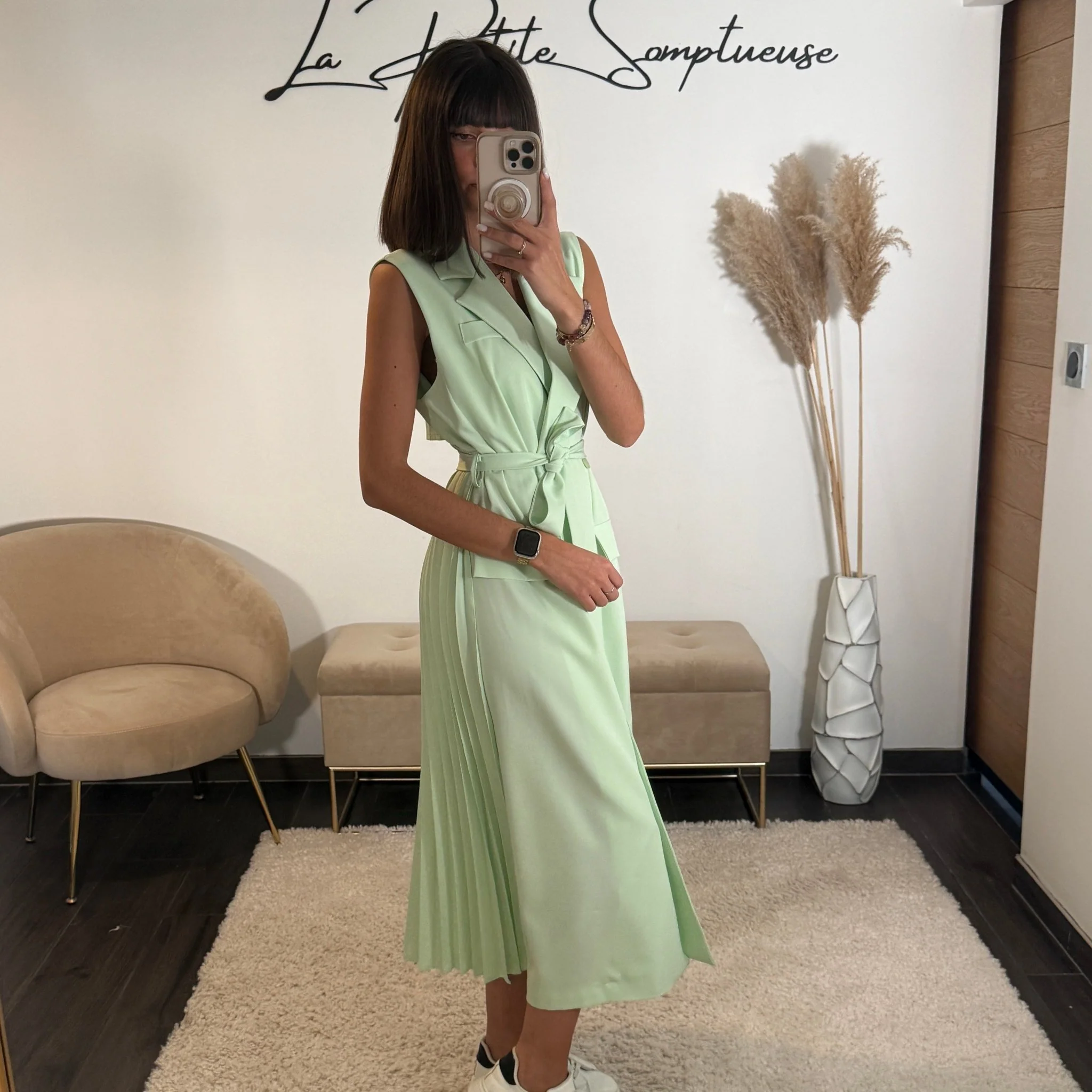 ROBE VERT D'EAU HELENA - Image 2