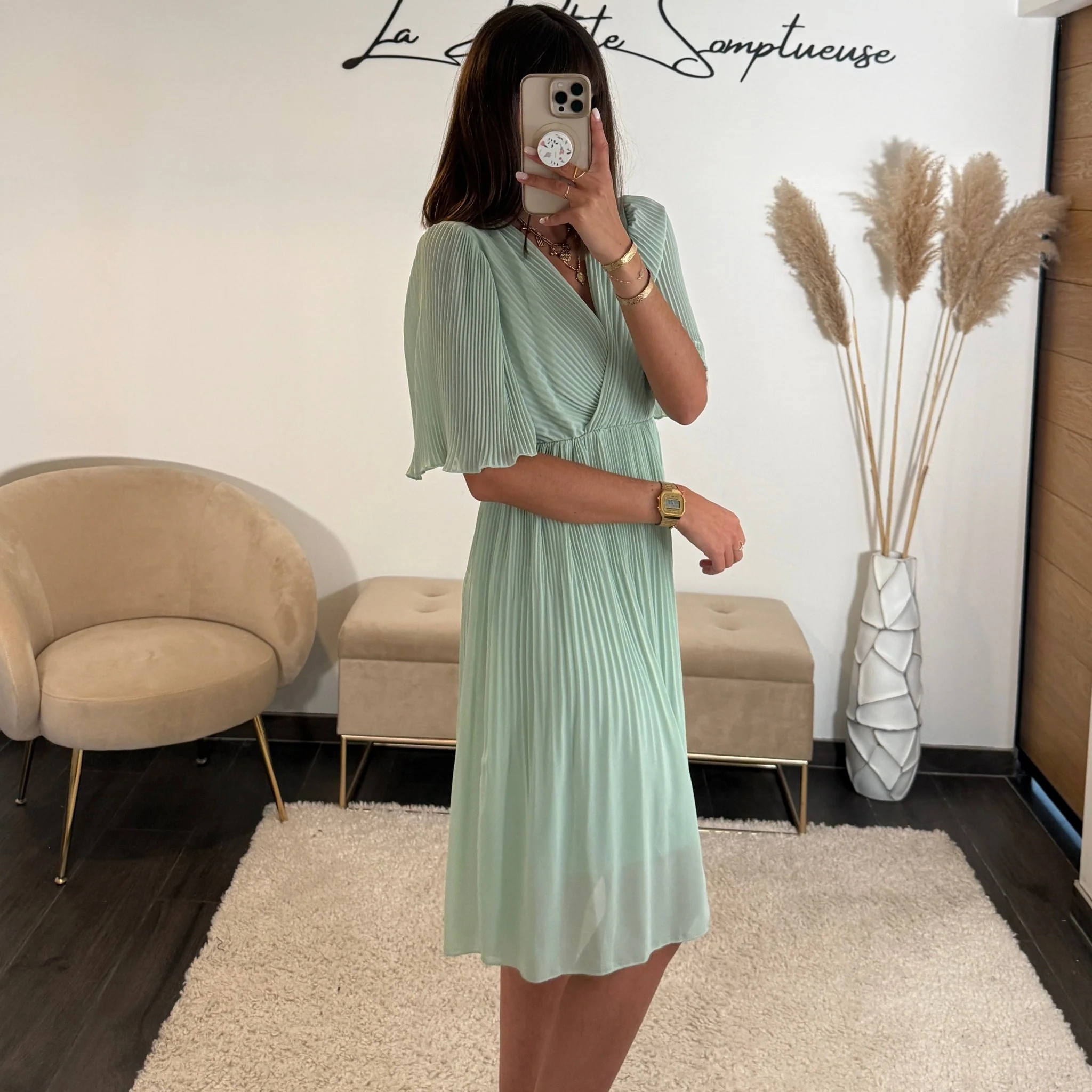 ROBE VERT D'EAU HILONA - Image 2