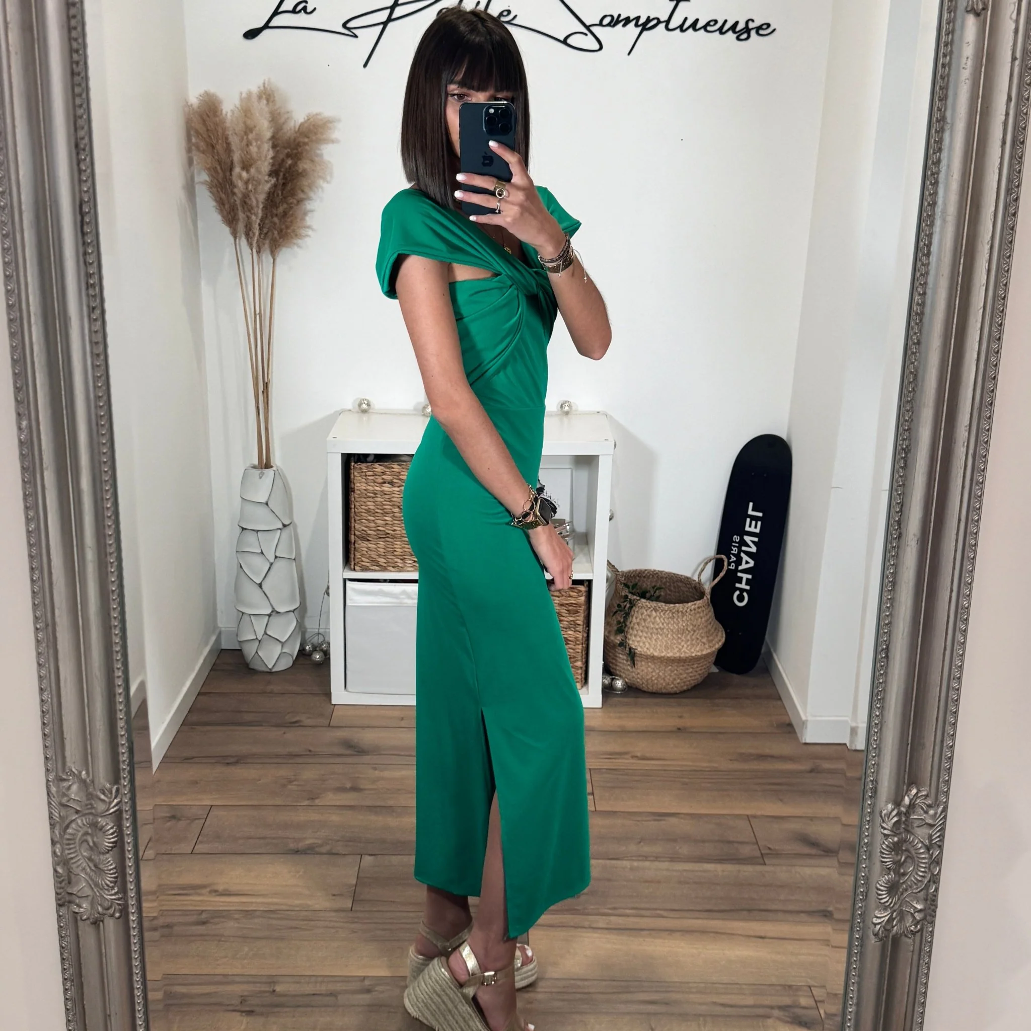 ROBE VERT NOELIA - Image 2
