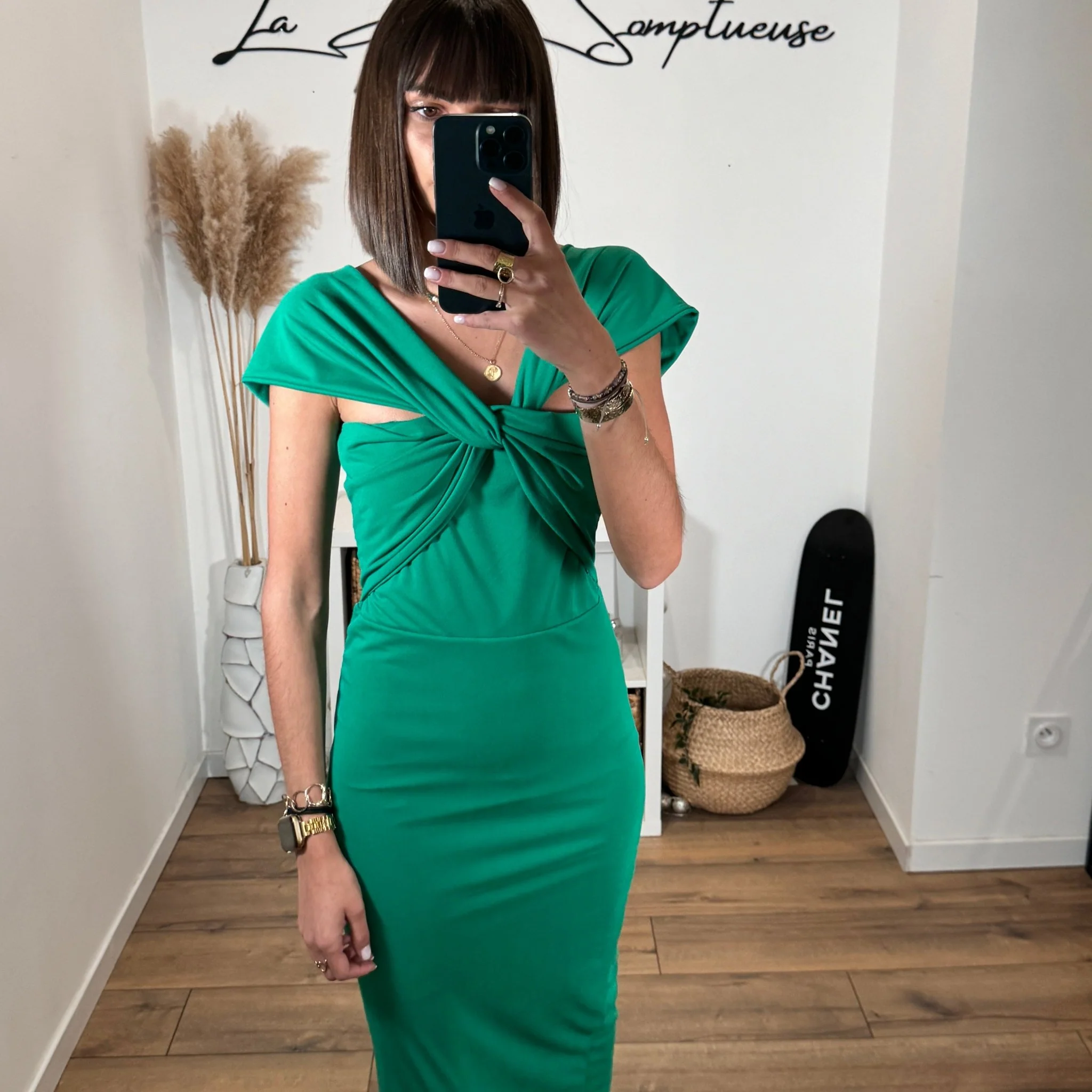 ROBE VERT NOELIA - Image 4