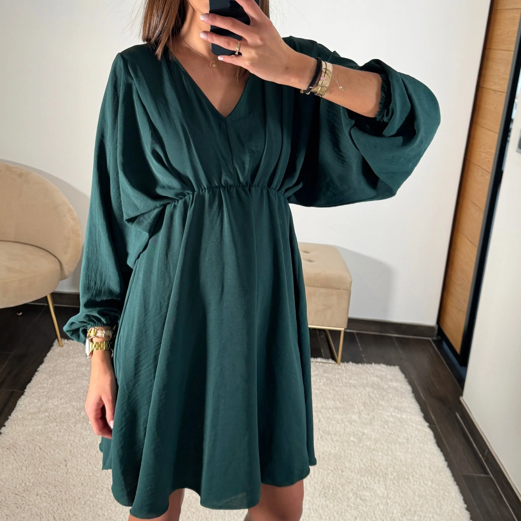 ROBE VERT SAPIN DOMITILLE - Image 2