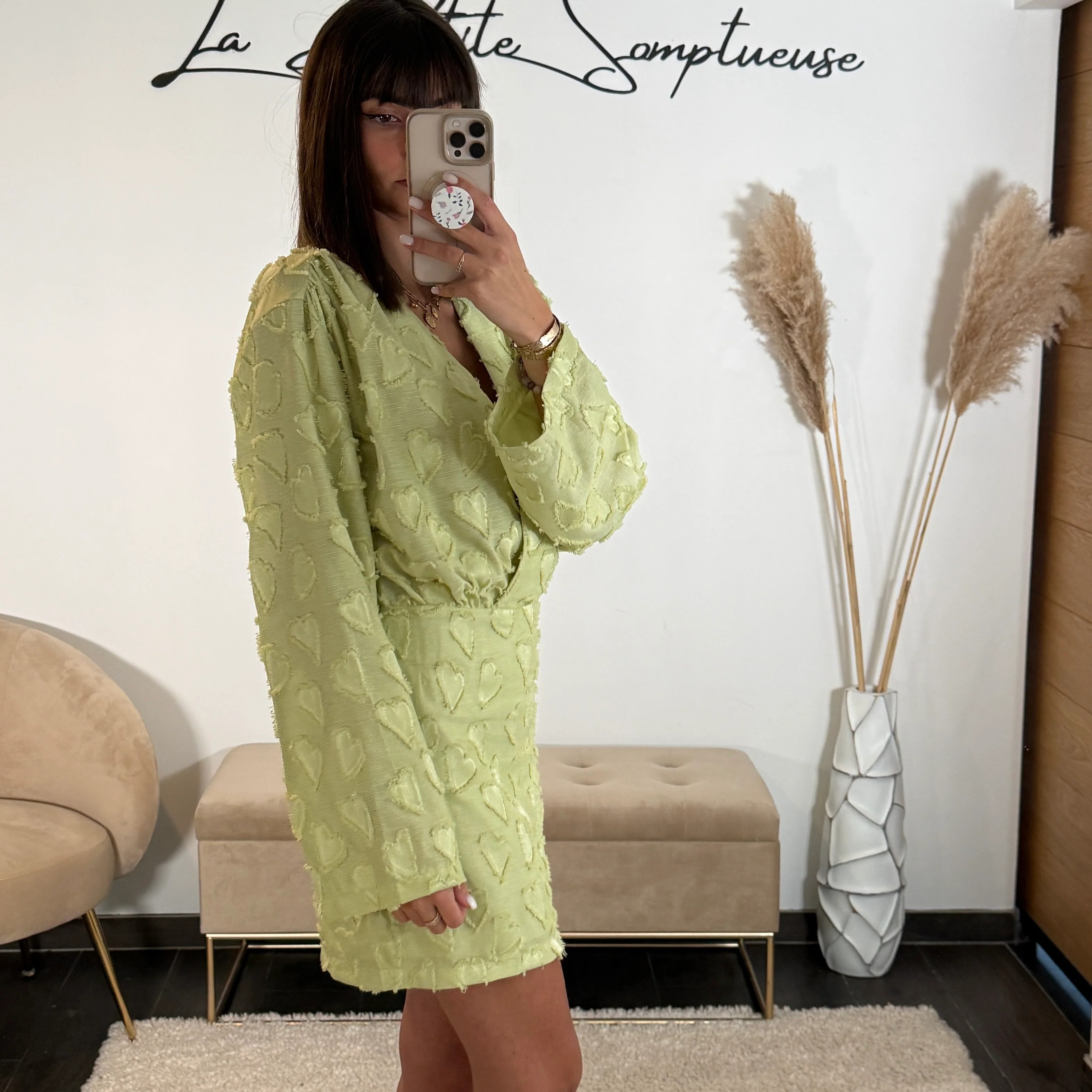 ROBE VERTE HEART - Image 2