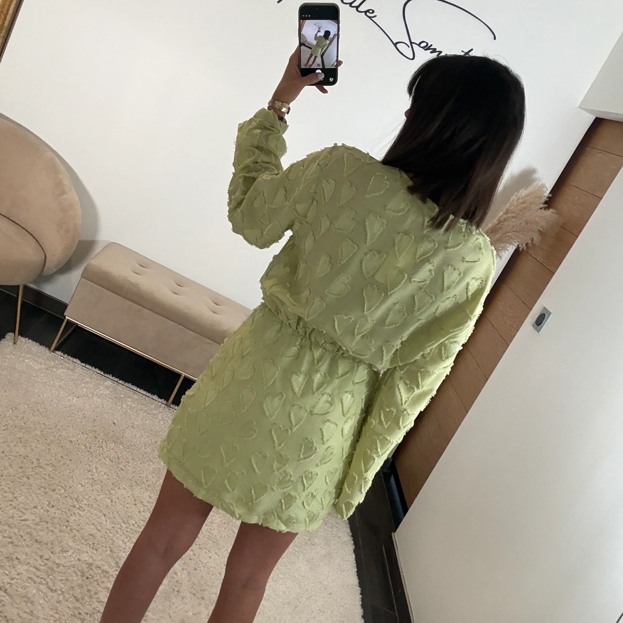 ROBE VERTE HEART - Image 3