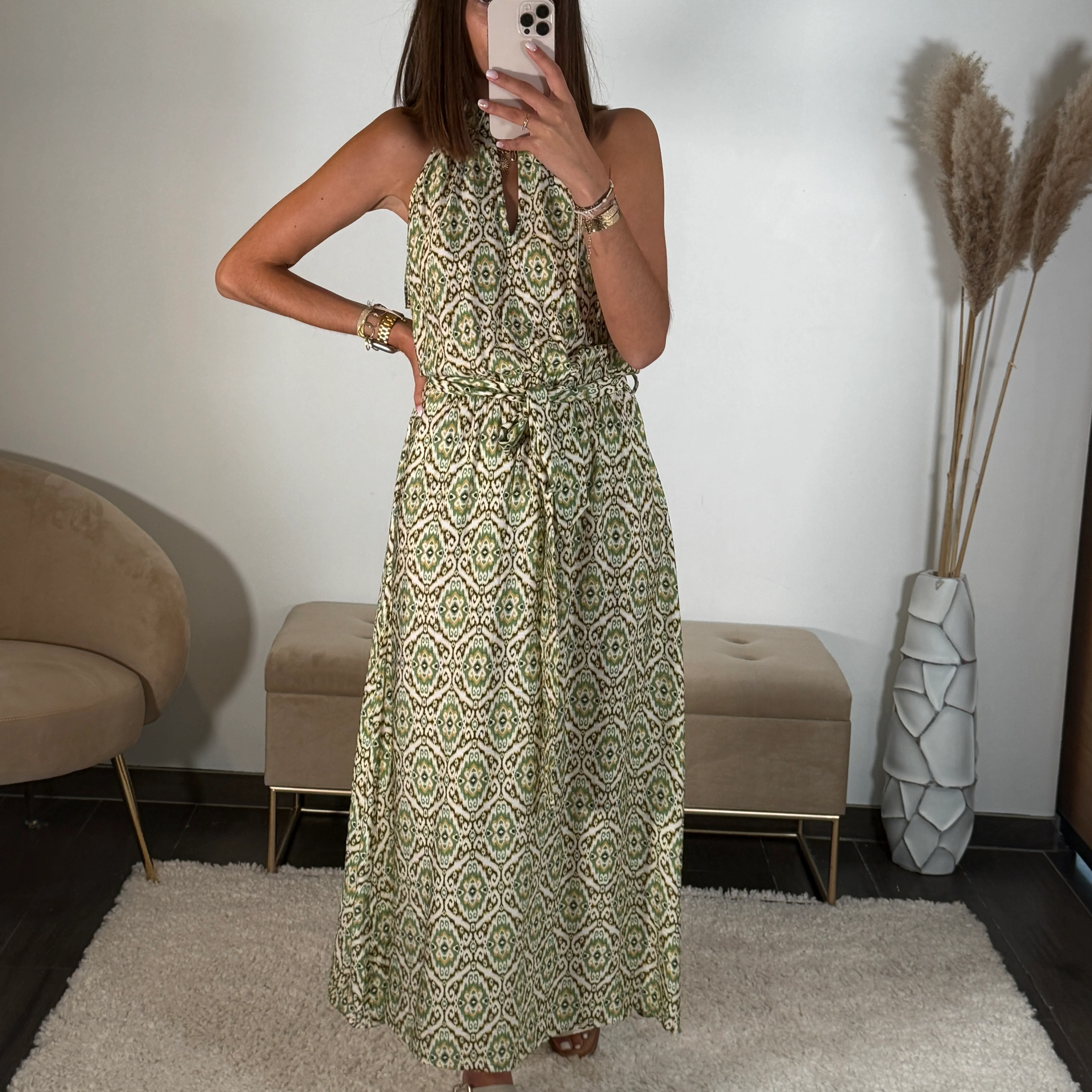 ROBE VERTE LUDIVINE