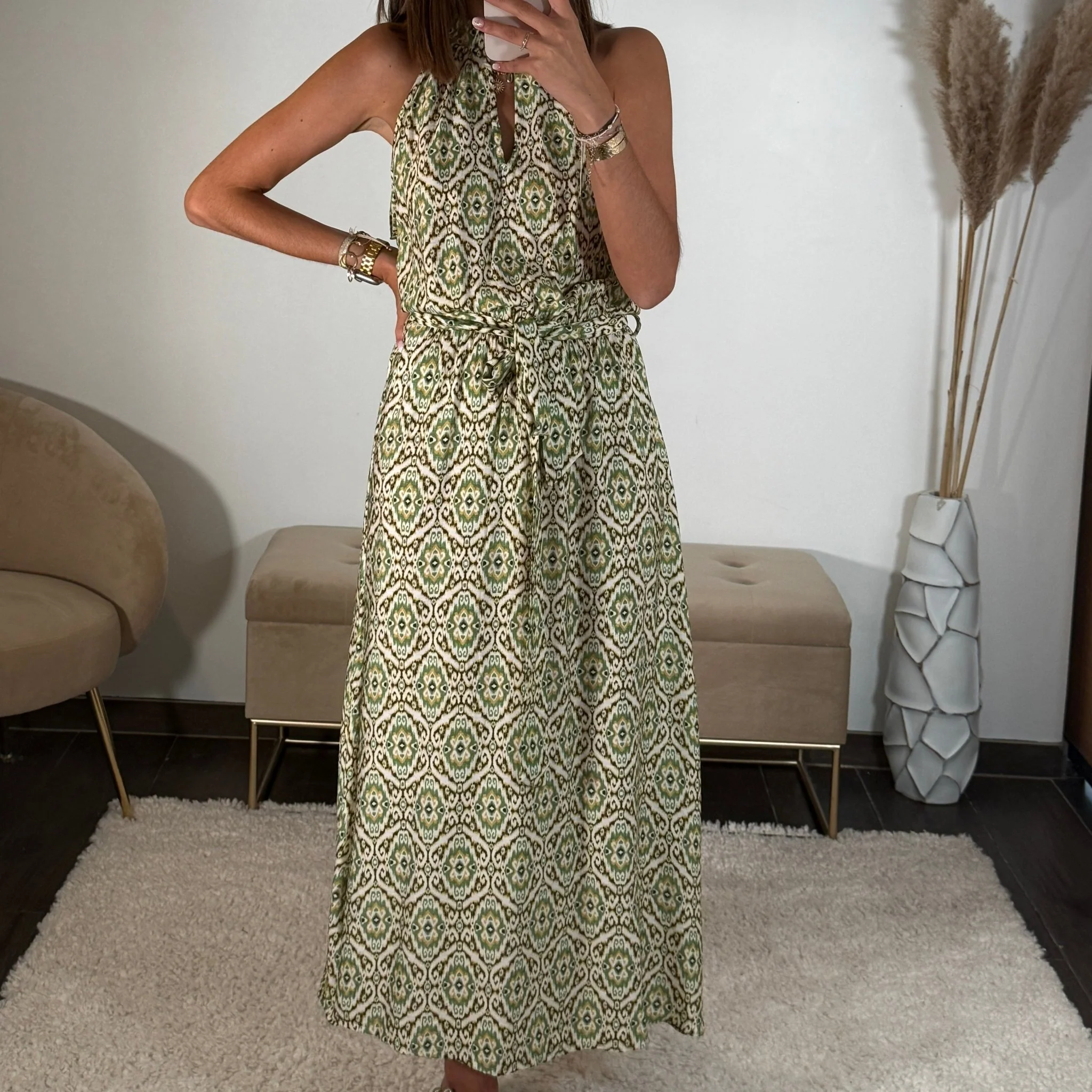 ROBE VERTE LUDIVINE - Image 2