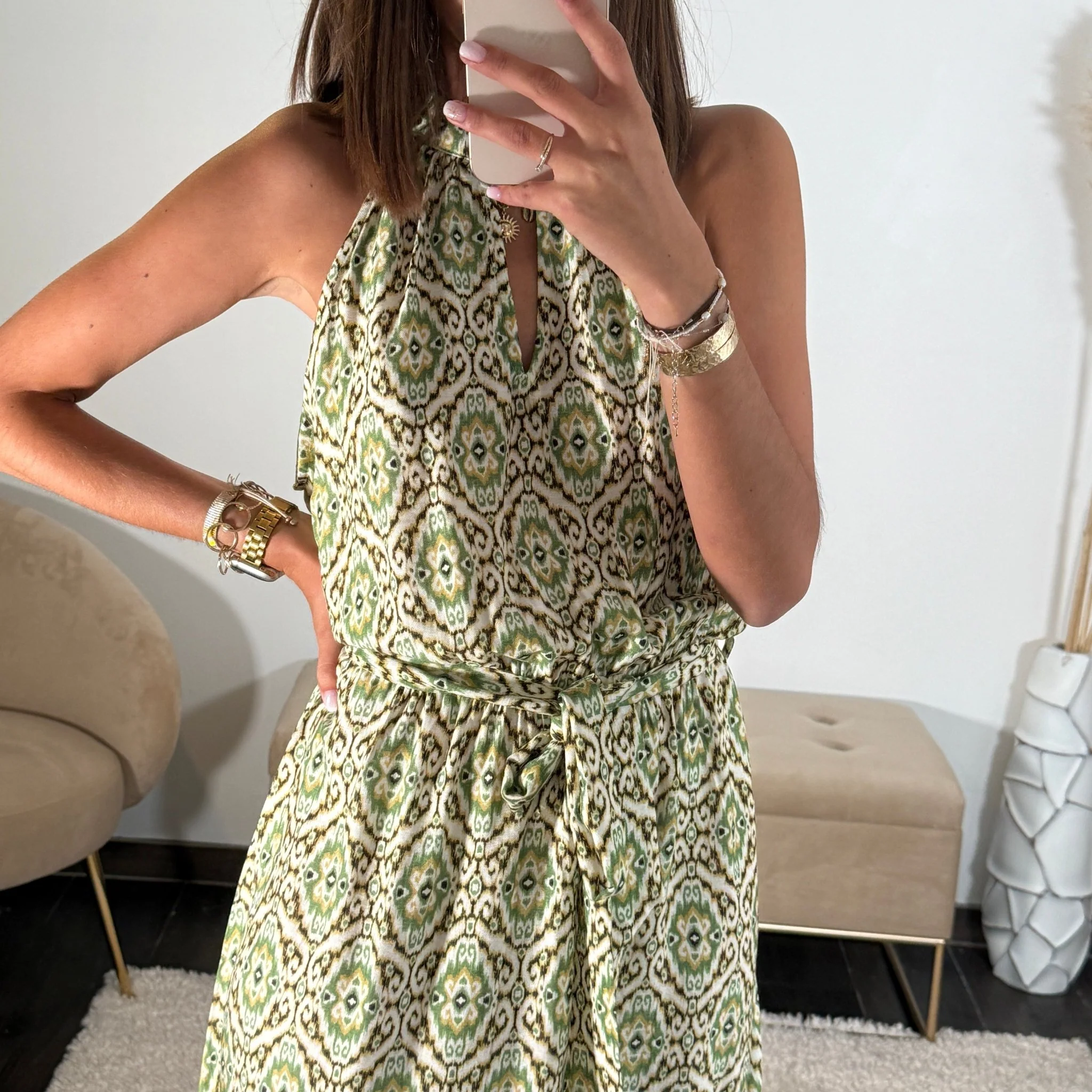 ROBE VERTE LUDIVINE - Image 3