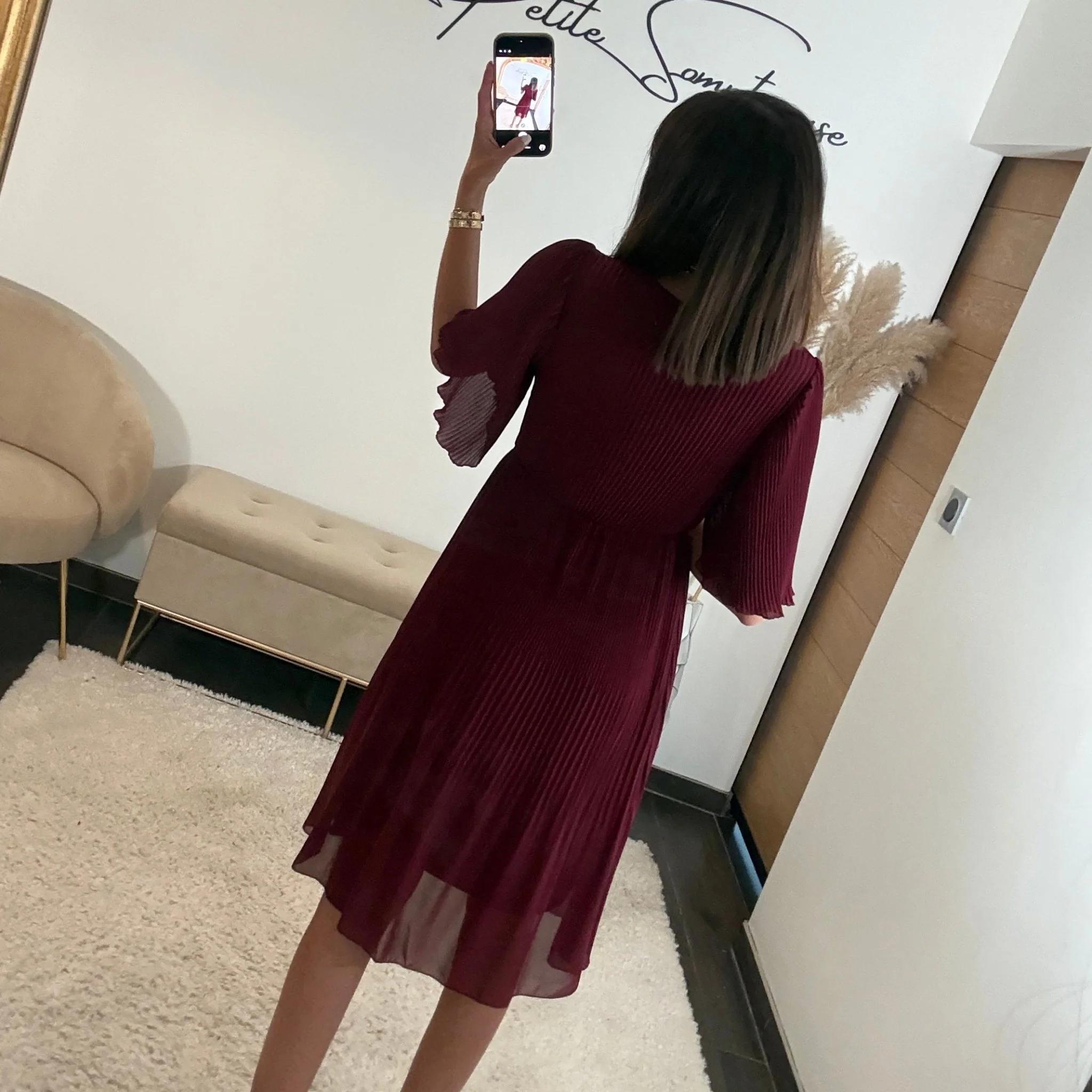 ROBE BORDEAUX HILONA - Image 3