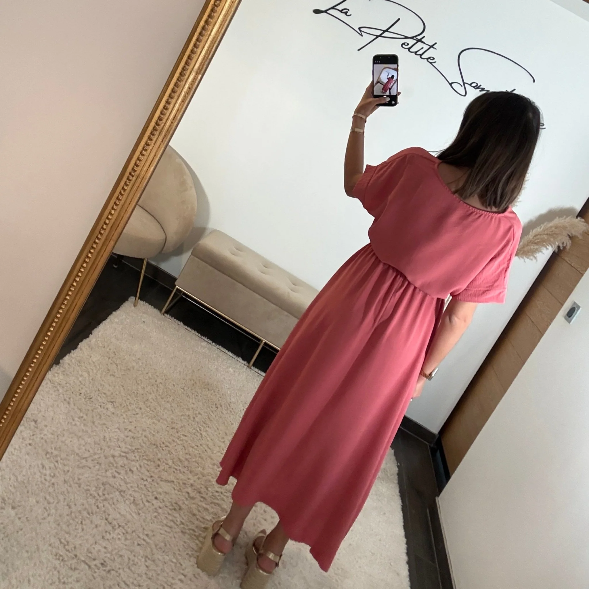 ROBE VIEUX ROSE CHLOE - Image 3