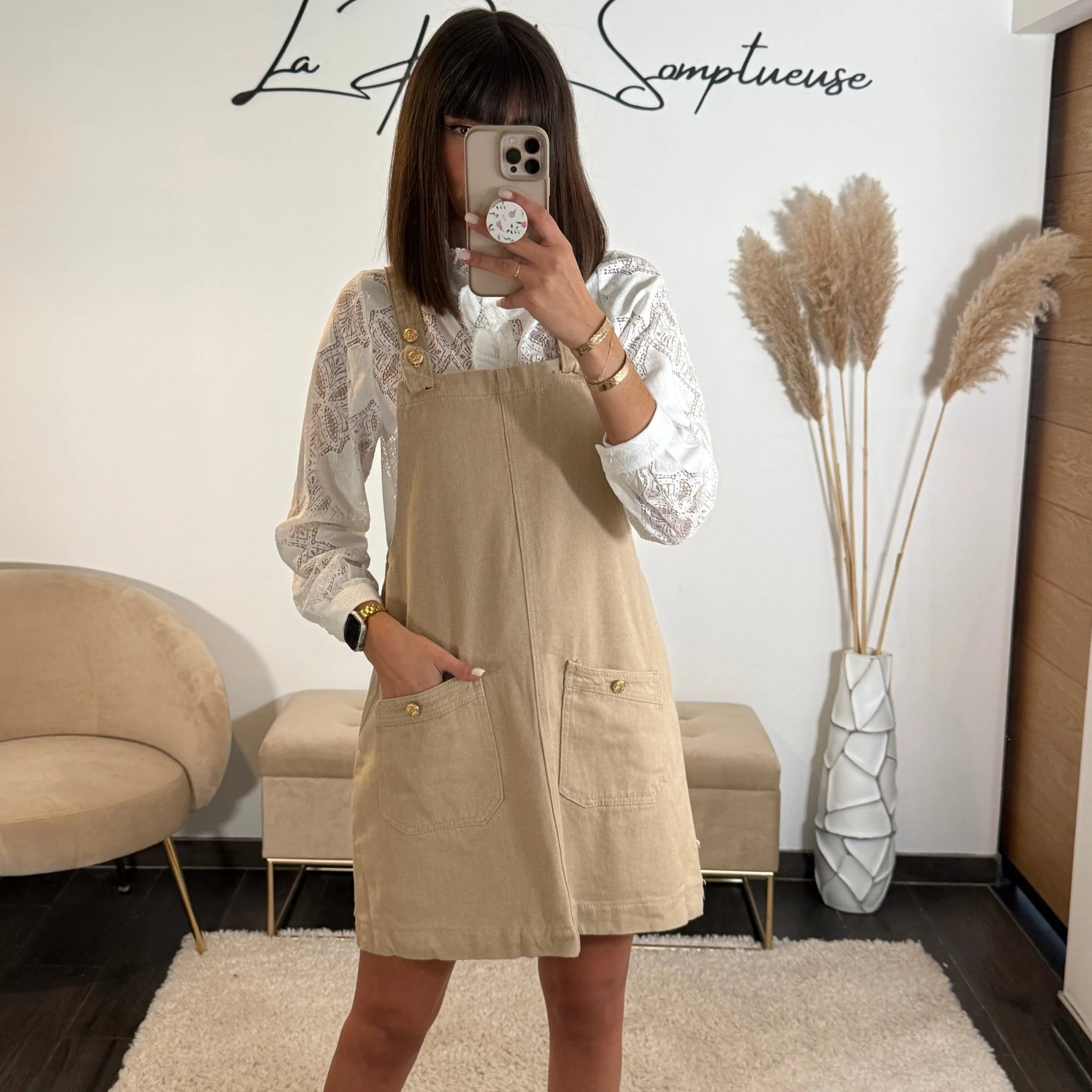 SALOPETTE BEIGE AGNES
