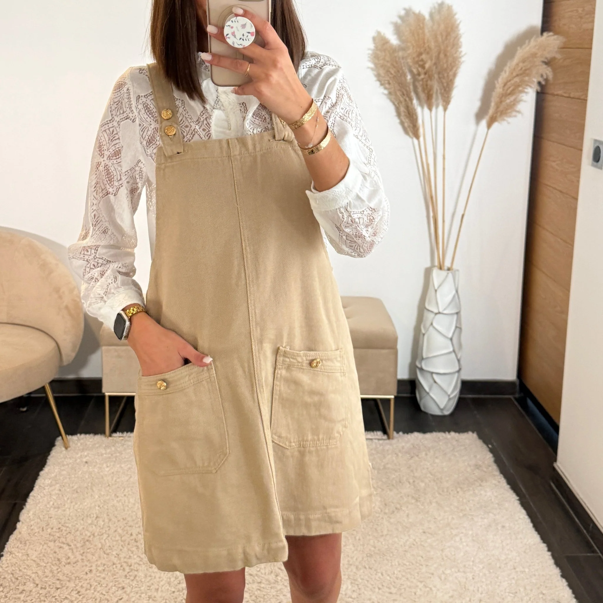SALOPETTE BEIGE AGNES - Image 2