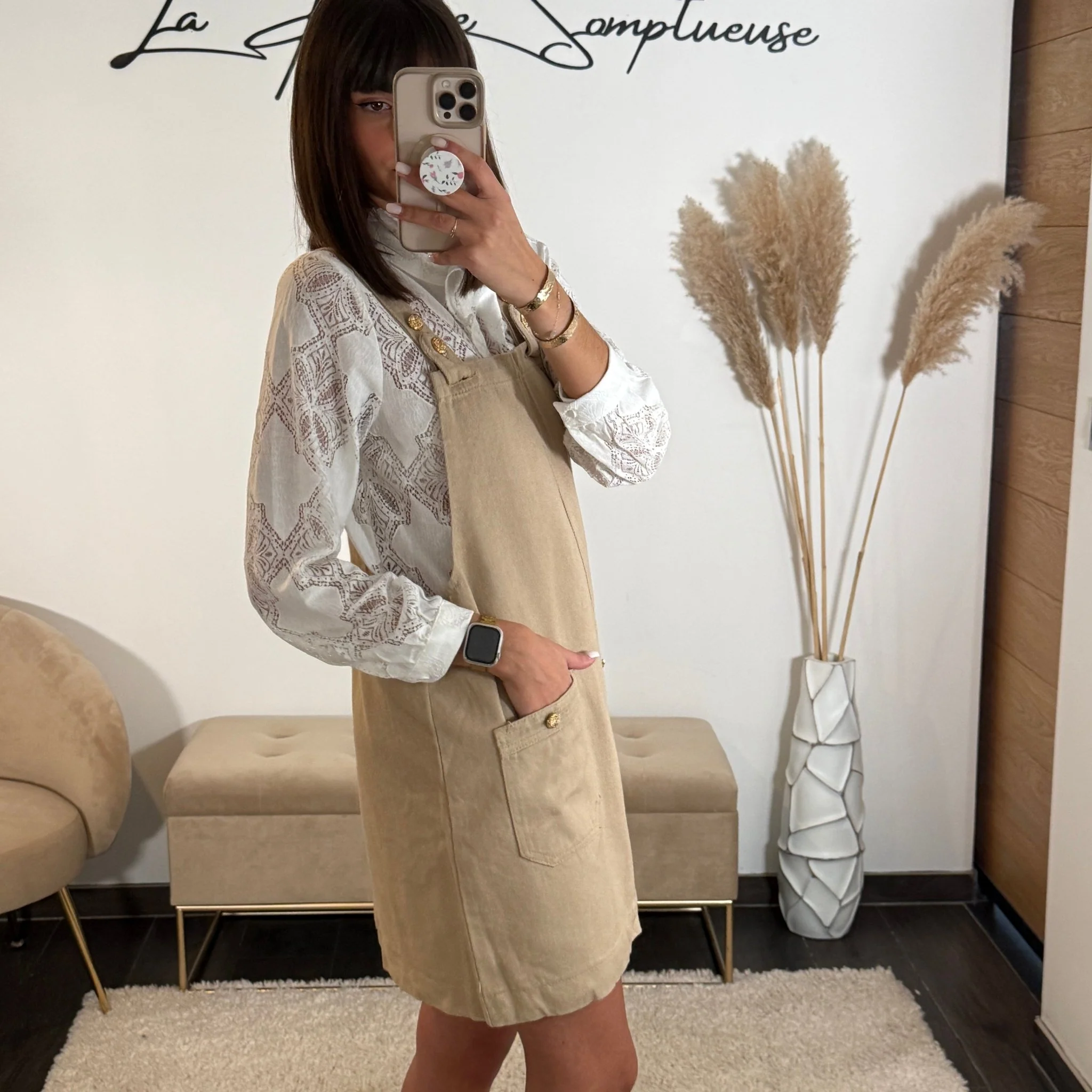 SALOPETTE BEIGE AGNES - Image 3